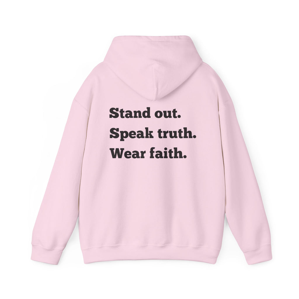 "Stand out, Speak truth, Wear faith" Men's Sweatshirt