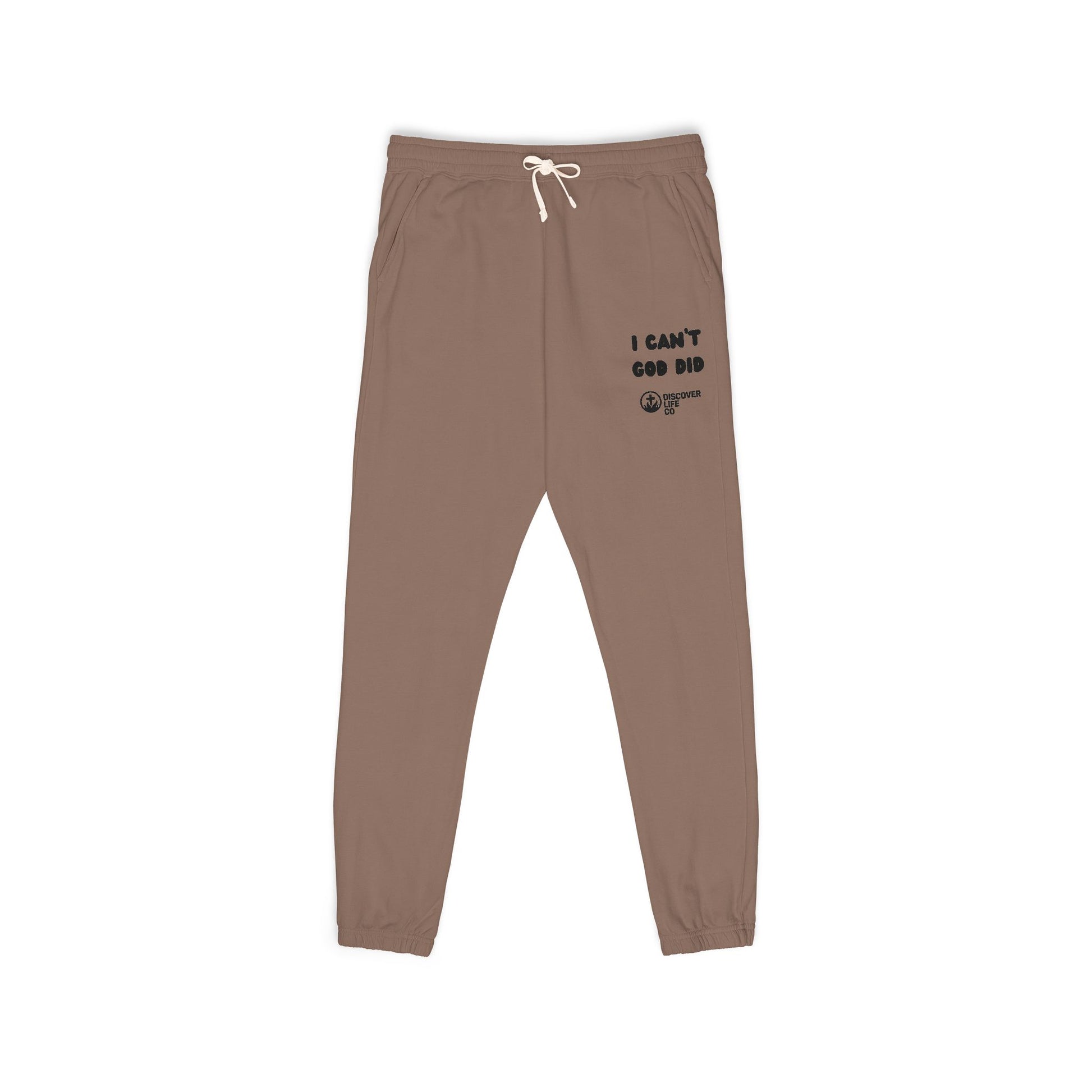 "I can't, God did" Men's Sweatpants