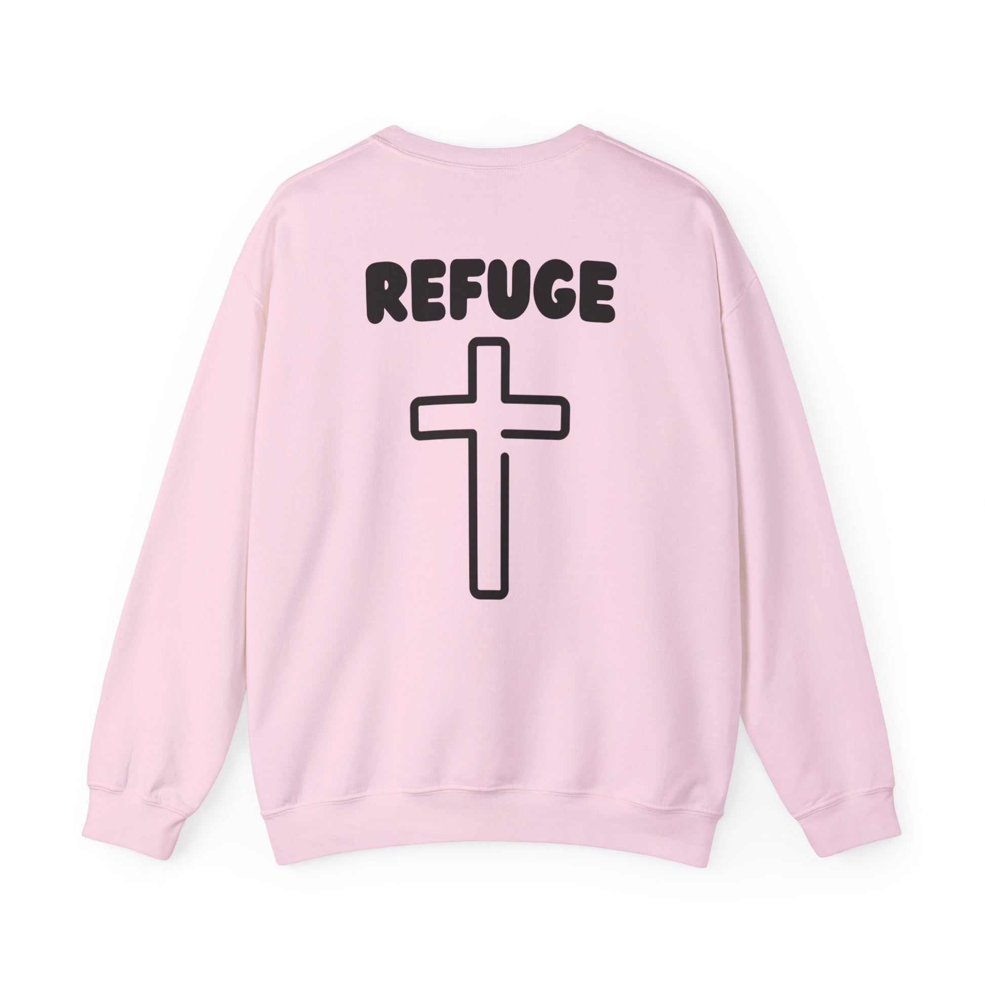"Refuge, Cross" Men's Crewneck