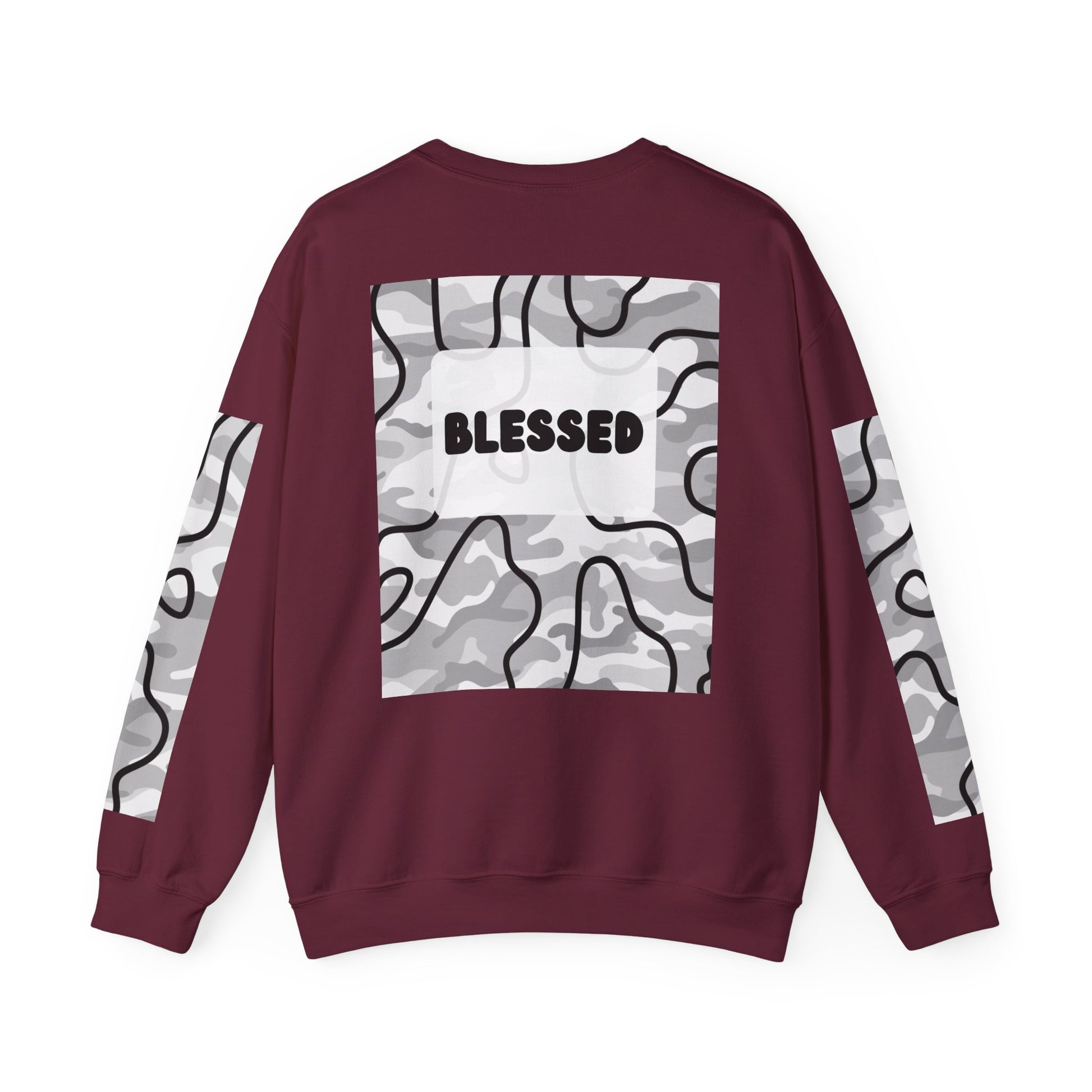 "Blessed" Men's Camo Crewneck