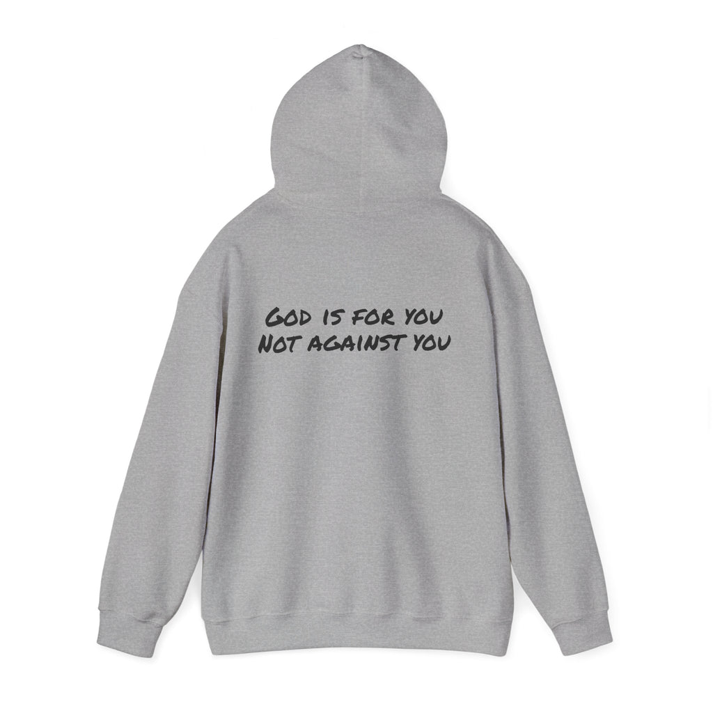 "God is for you, not against you" Faith-Inspired Unisex Hoodie - Discover Life Co. Apparel, Inspirational Sweatshirt, Christian Gift, Cozy Unisex Clothing, Versatile Layering