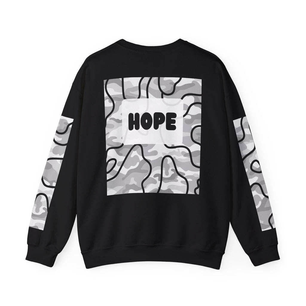 "Hope" Men's Camo Crewneck