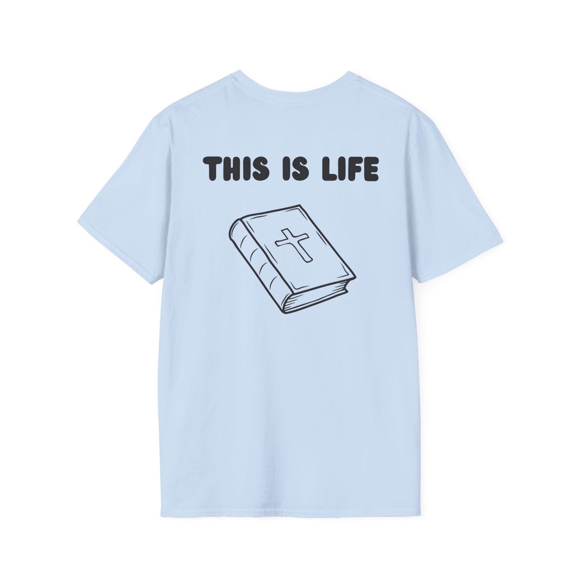 Faith-Inspired Softstyle T-Shirt - Discover Life, Christian Tee, Inspirational Wear, Bible Quote Shirt, Everyday Casual