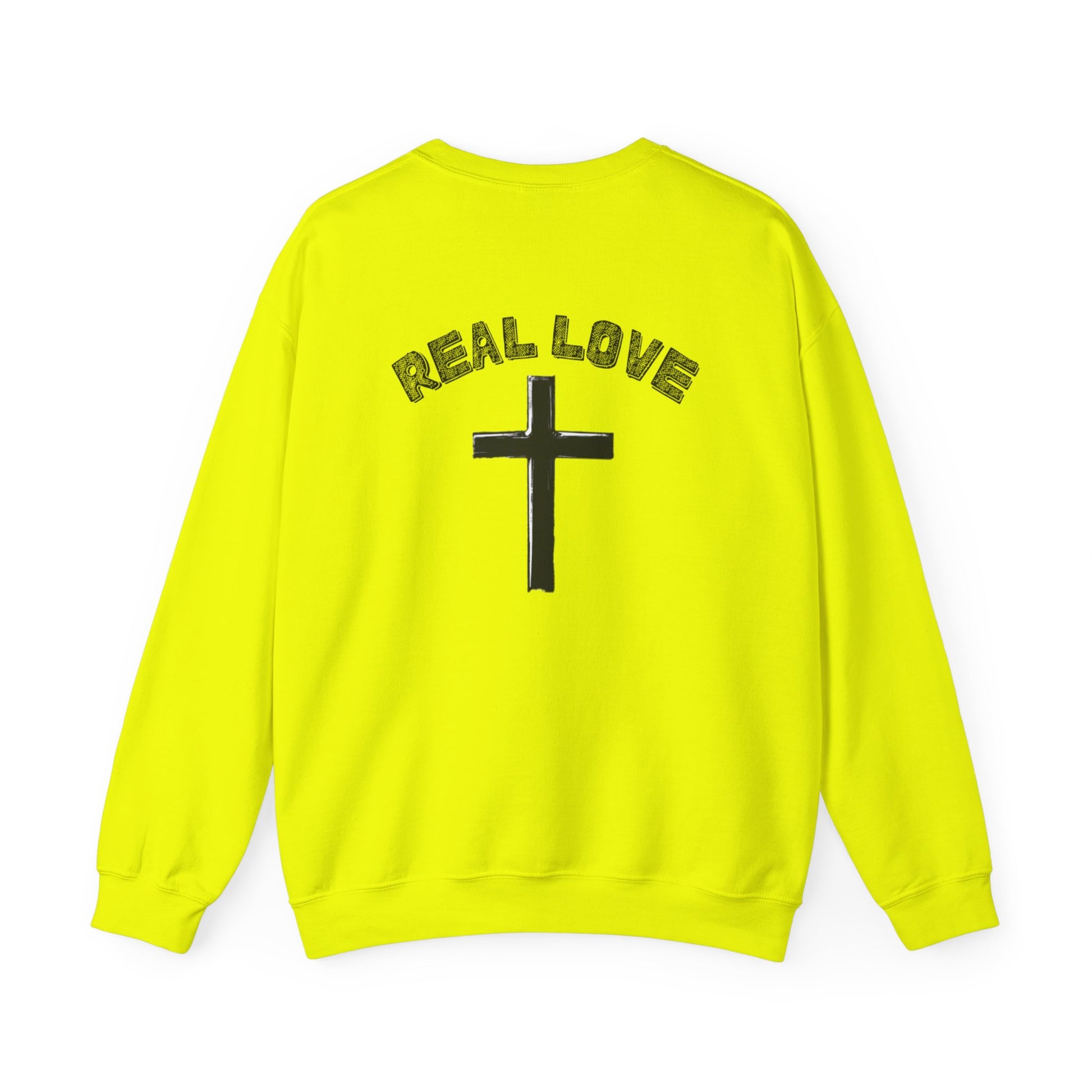 "Real love, cross" Men's Crewneck