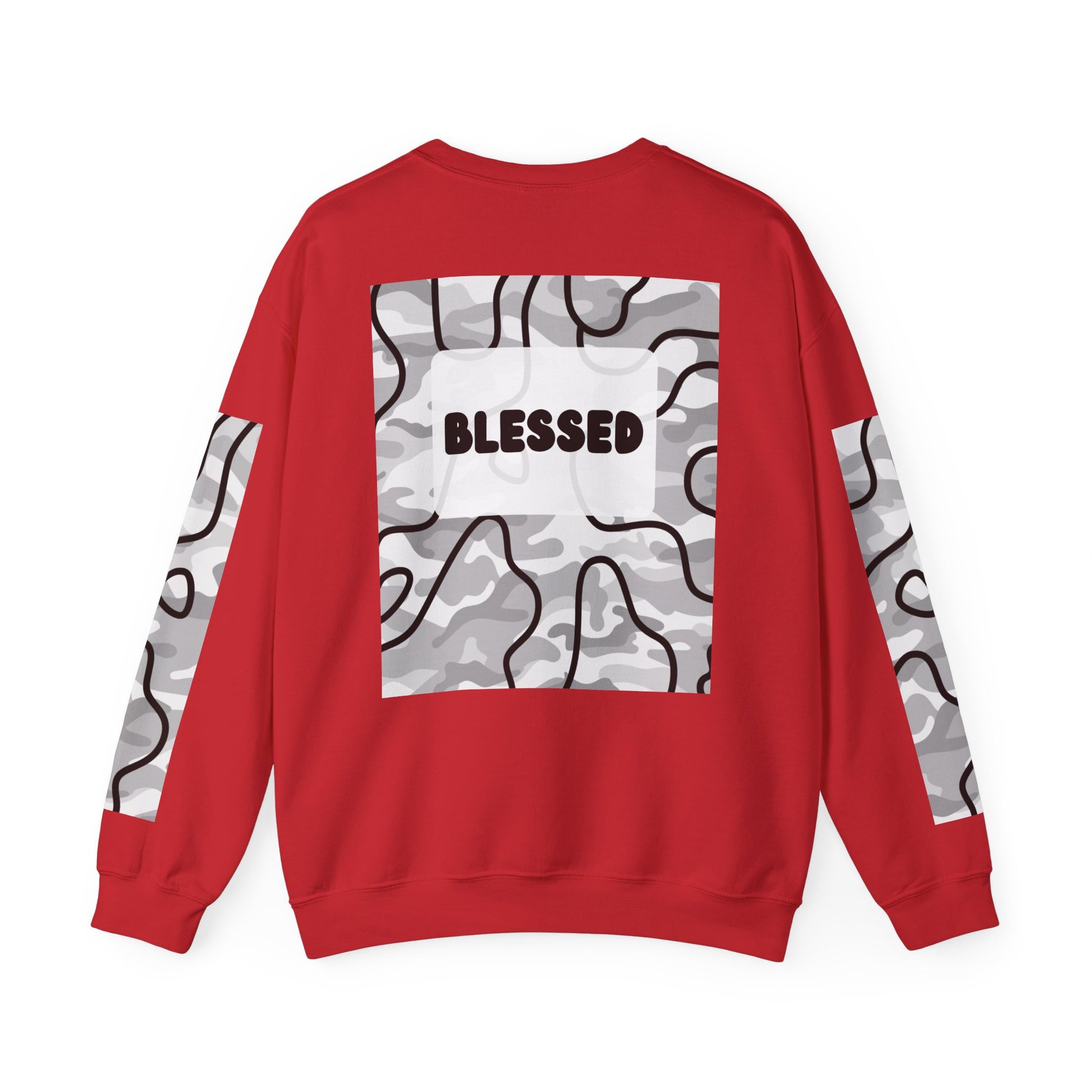 "Blessed" Men's Camo Crewneck