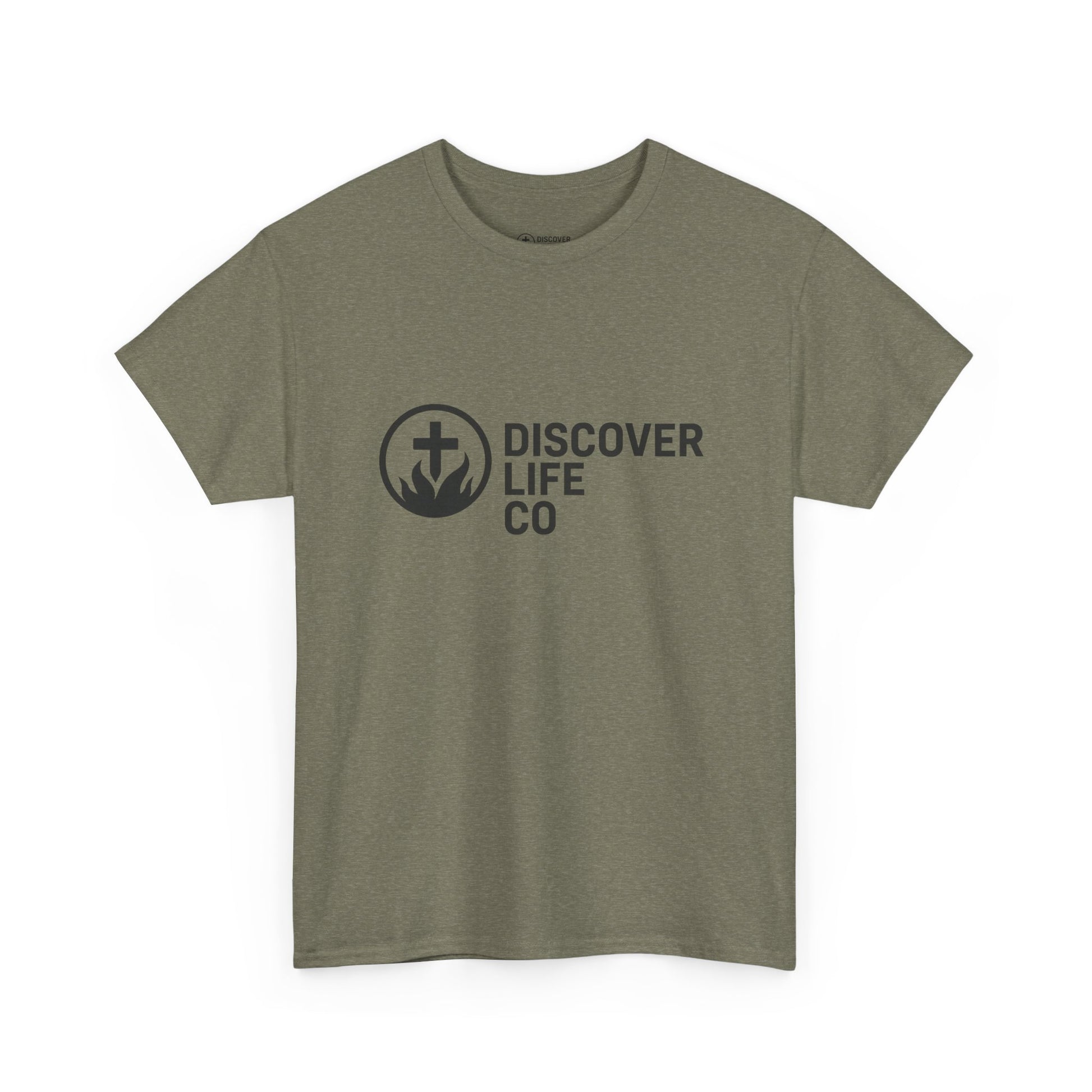 "A yes from God blesses you" Discover Life Unisex Heavy Cotton Tee - Inspirational Christian Shirt, Faith-Based Gift, Everyday Wear, Spiritual Apparel