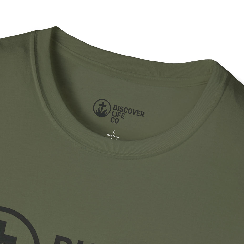 Faith-Inspired T-Shirt - Discover Life Co, Inspirational Apparel, Christian Clothing, Spreading Hope, Everyday Wear