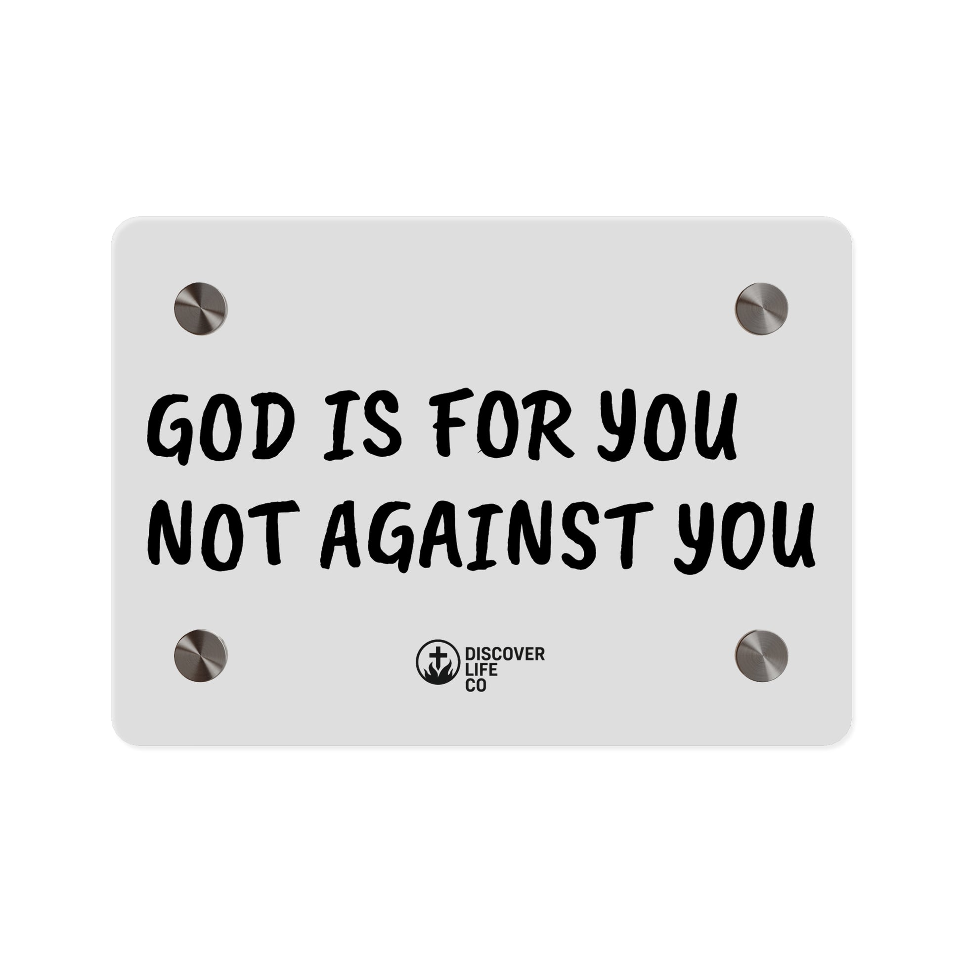 "God is for you, not against you" Wall Art