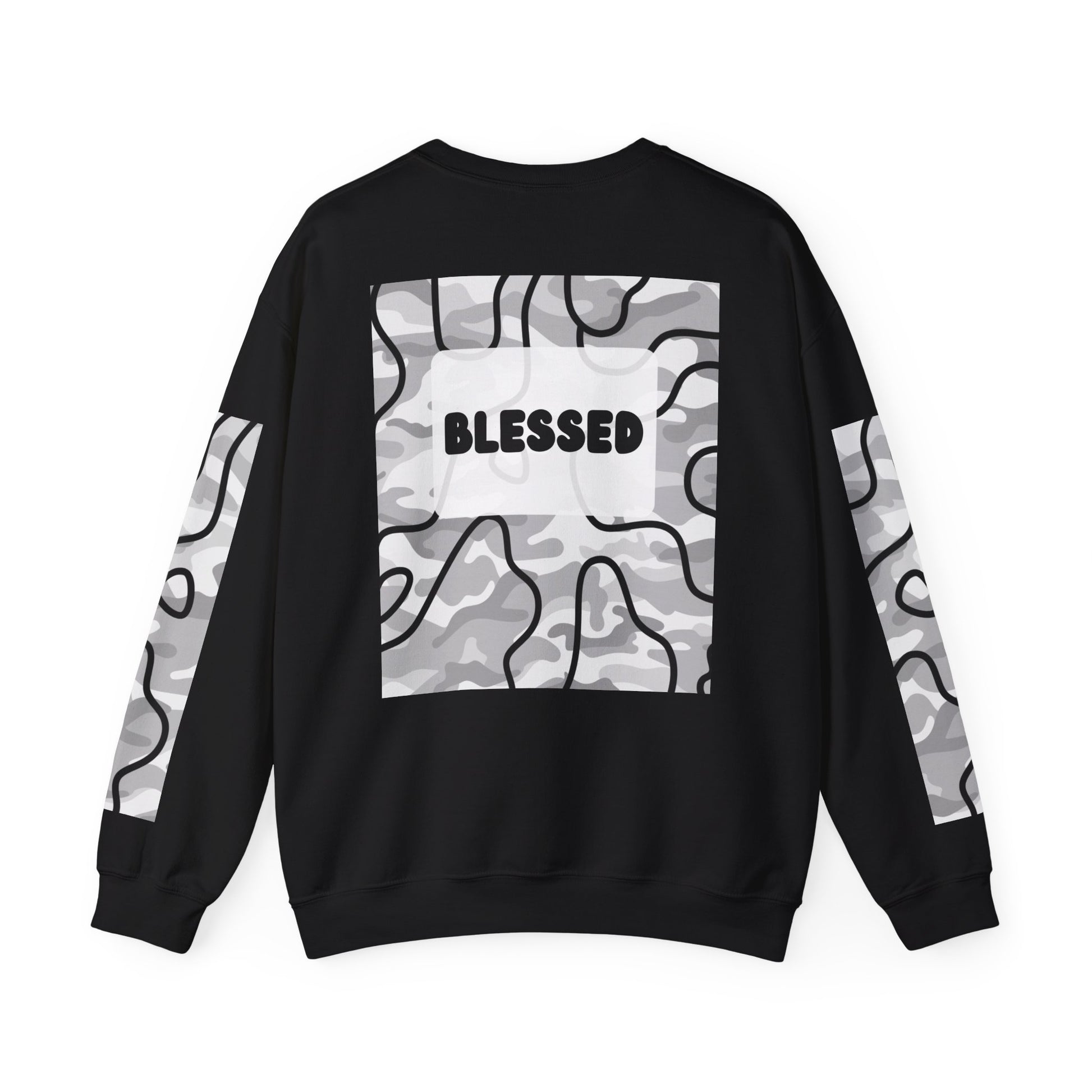 "Blessed" Men's Camo Crewneck