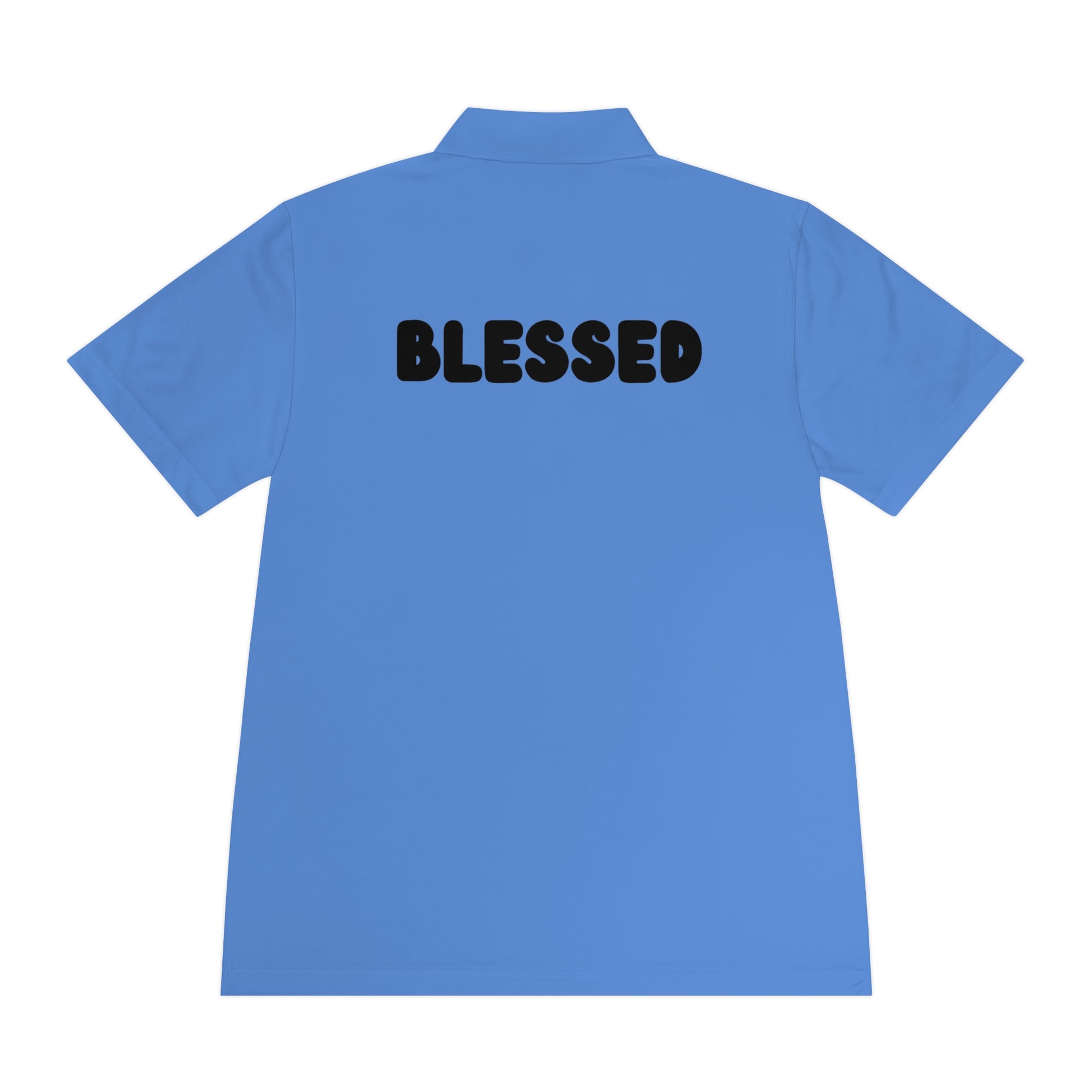 Blessed Men's Sport Polo Shirt - Comfortable Activewear, Casual Outings, Gym Attire, Gift for Him, Outdoor Activities