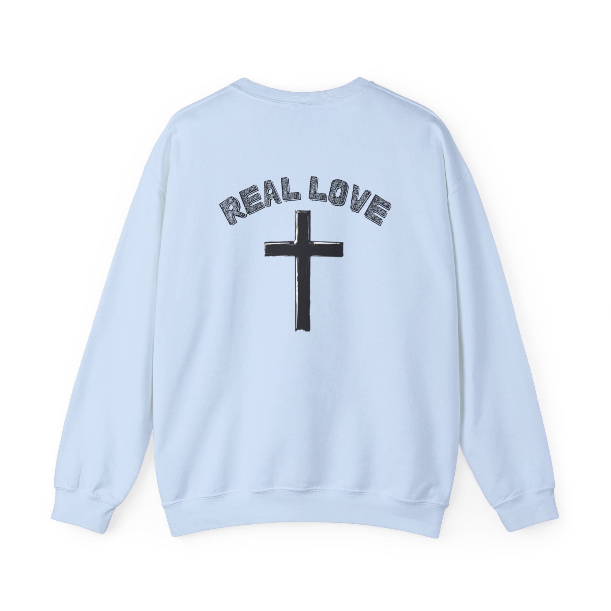 "Real love, cross" Men's Crewneck
