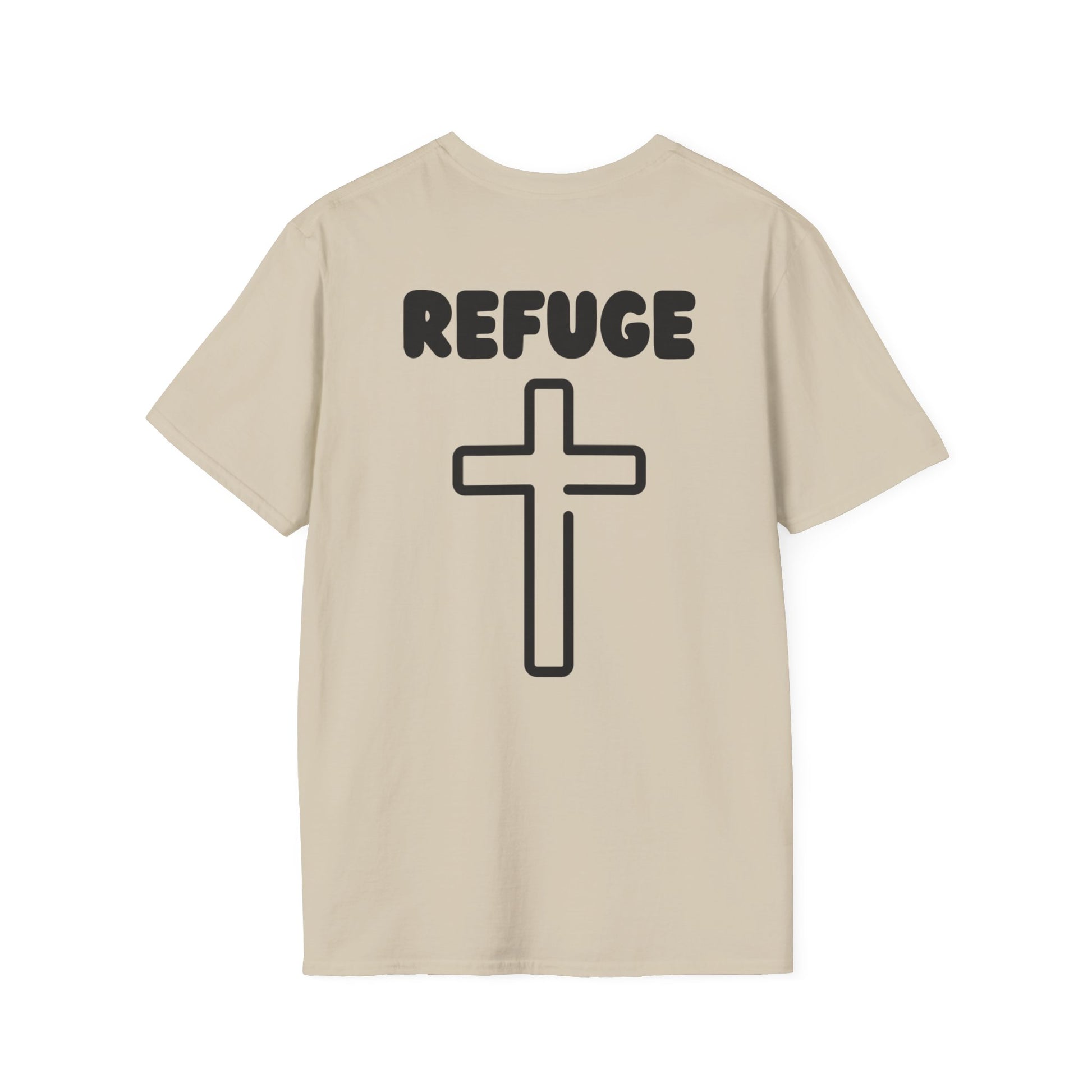 "Refuge, Cross" Men's T-Shirt