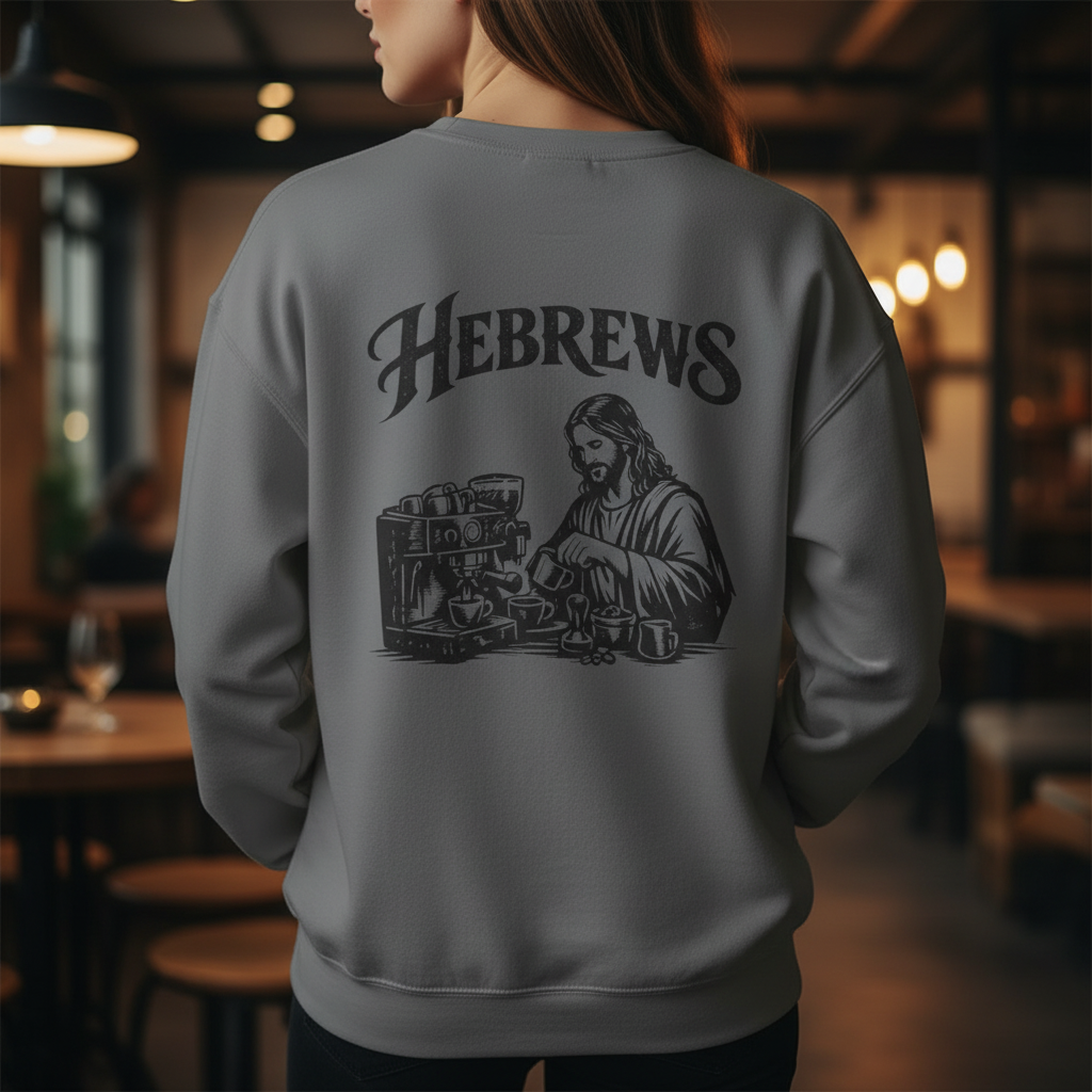 "Hebrews Espresso" Women's Crewneck