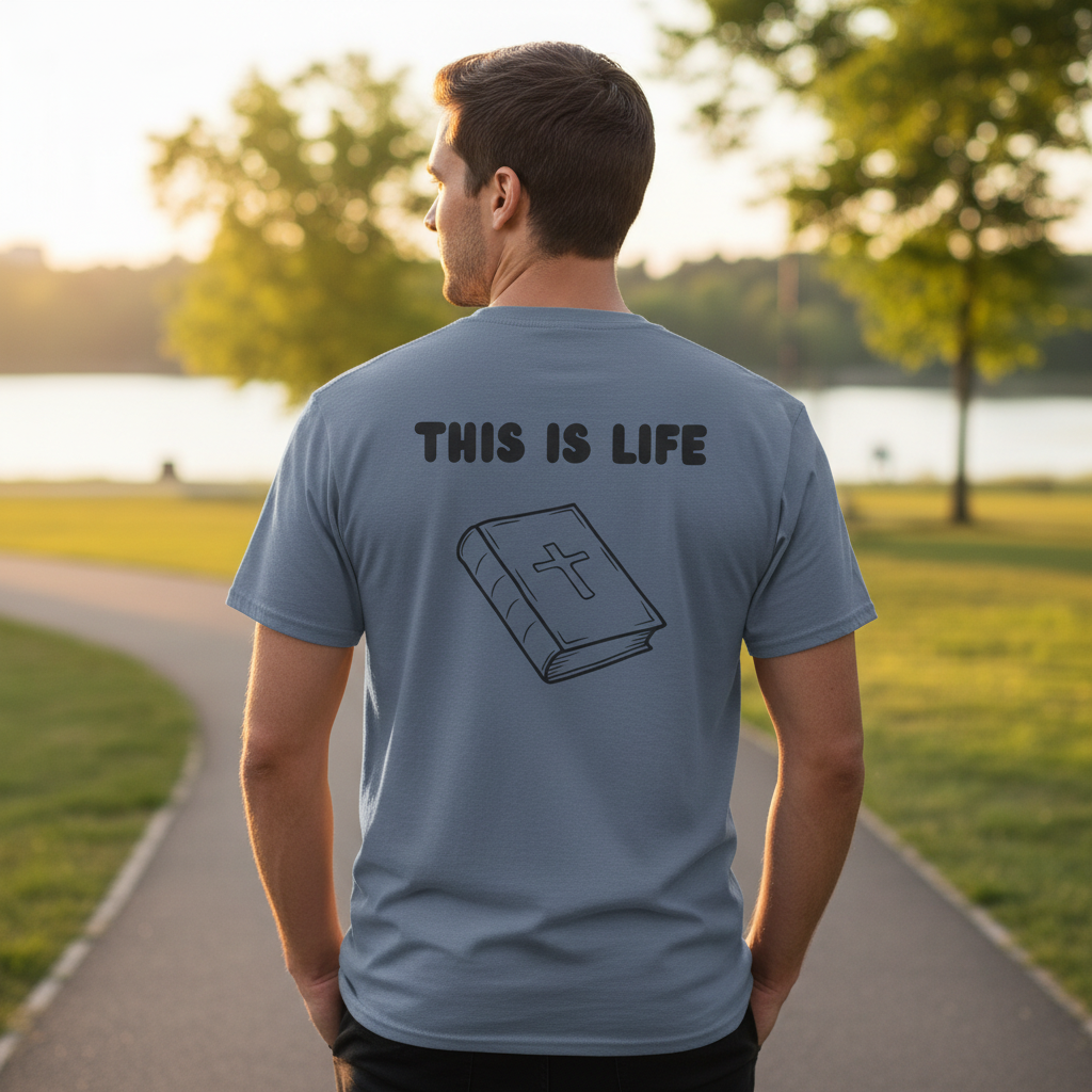 "This is Life, Bible" Men's T-Shirt