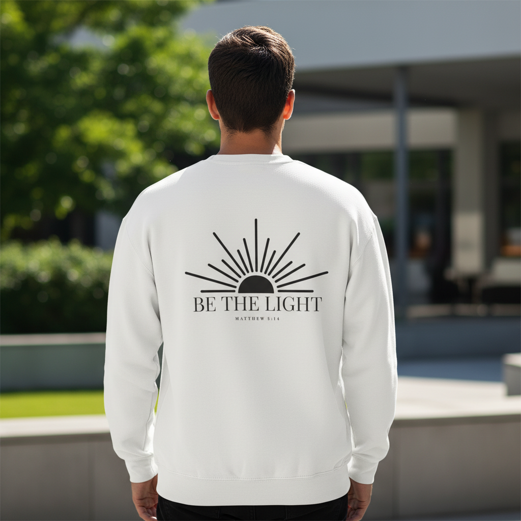 "Be the light" Men's Crewneck
