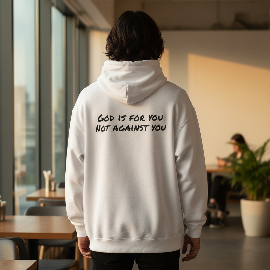 "God is for you, not against you" Men's Sweatshirt