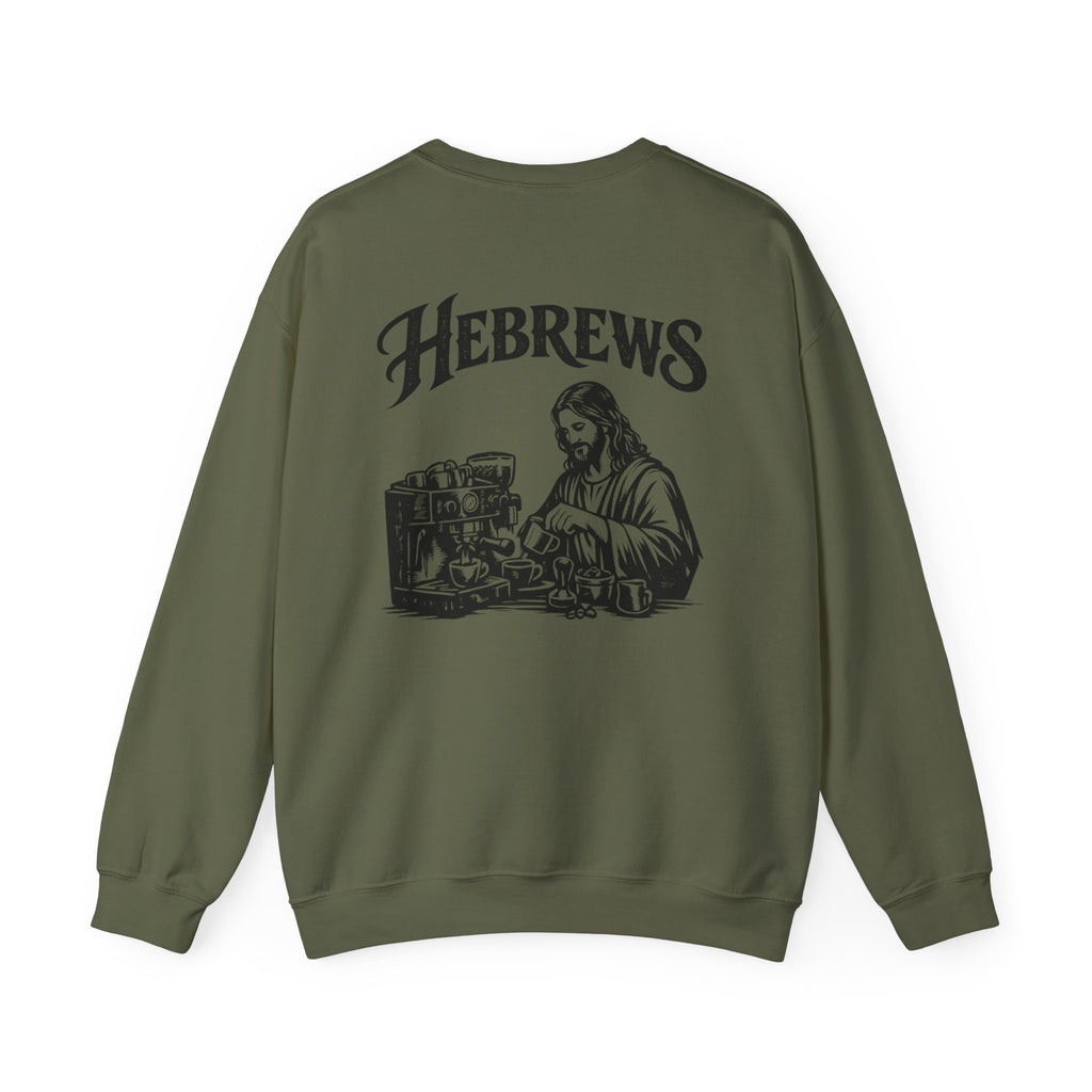 "Hebrews Espresso" Women's Crewneck