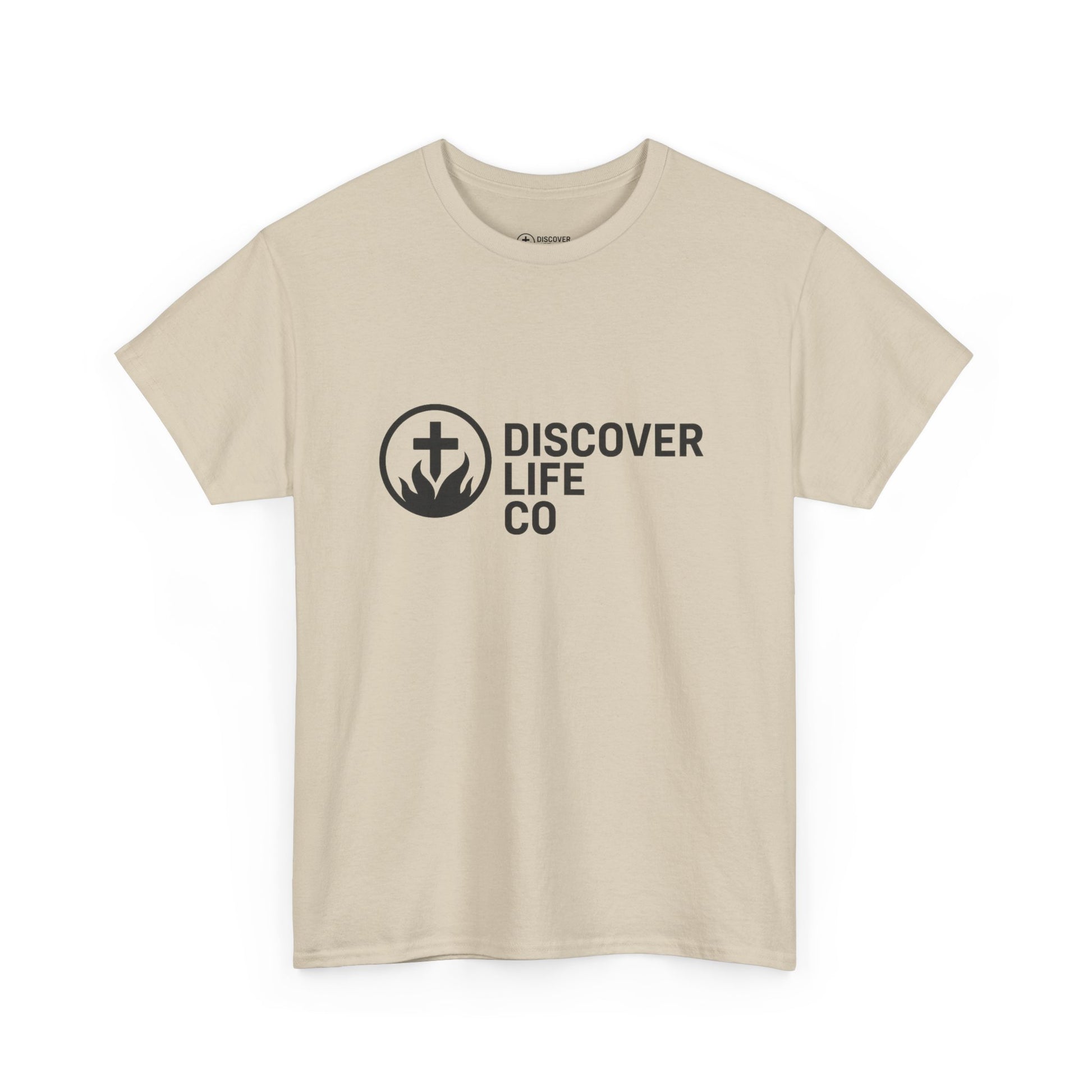 "A yes from God blesses you" Discover Life Unisex Heavy Cotton Tee - Inspirational Christian Shirt, Faith-Based Gift, Everyday Wear, Spiritual Apparel