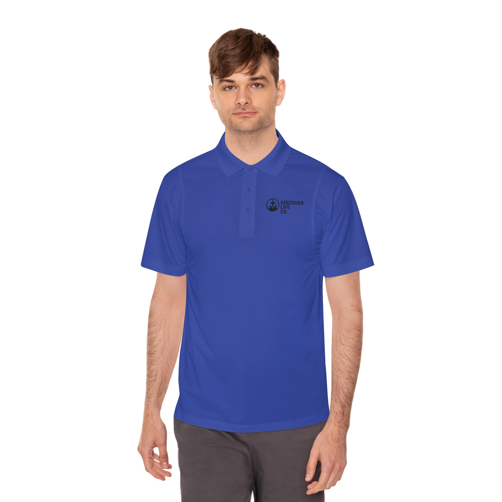 Blessed Men's Sport Polo Shirt - Comfortable Activewear, Casual Outings, Gym Attire, Gift for Him, Outdoor Activities