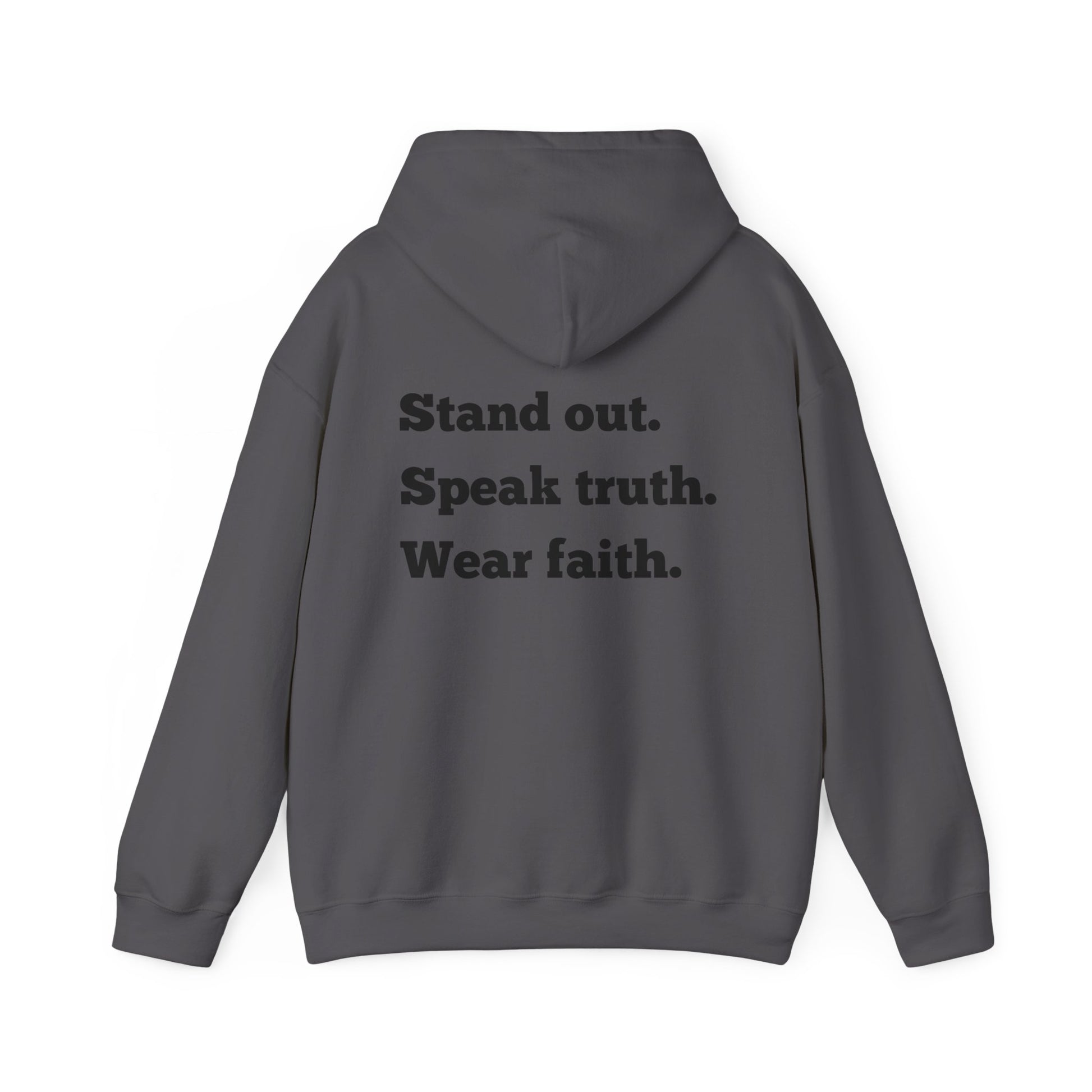 "Stand out" Faith-Inspired Hoodie: Stand Out, Speak Truth, Wear Faith | Unisex Sweatshirt for Inspirational Living, Gifts, Comfortable Style, [...]