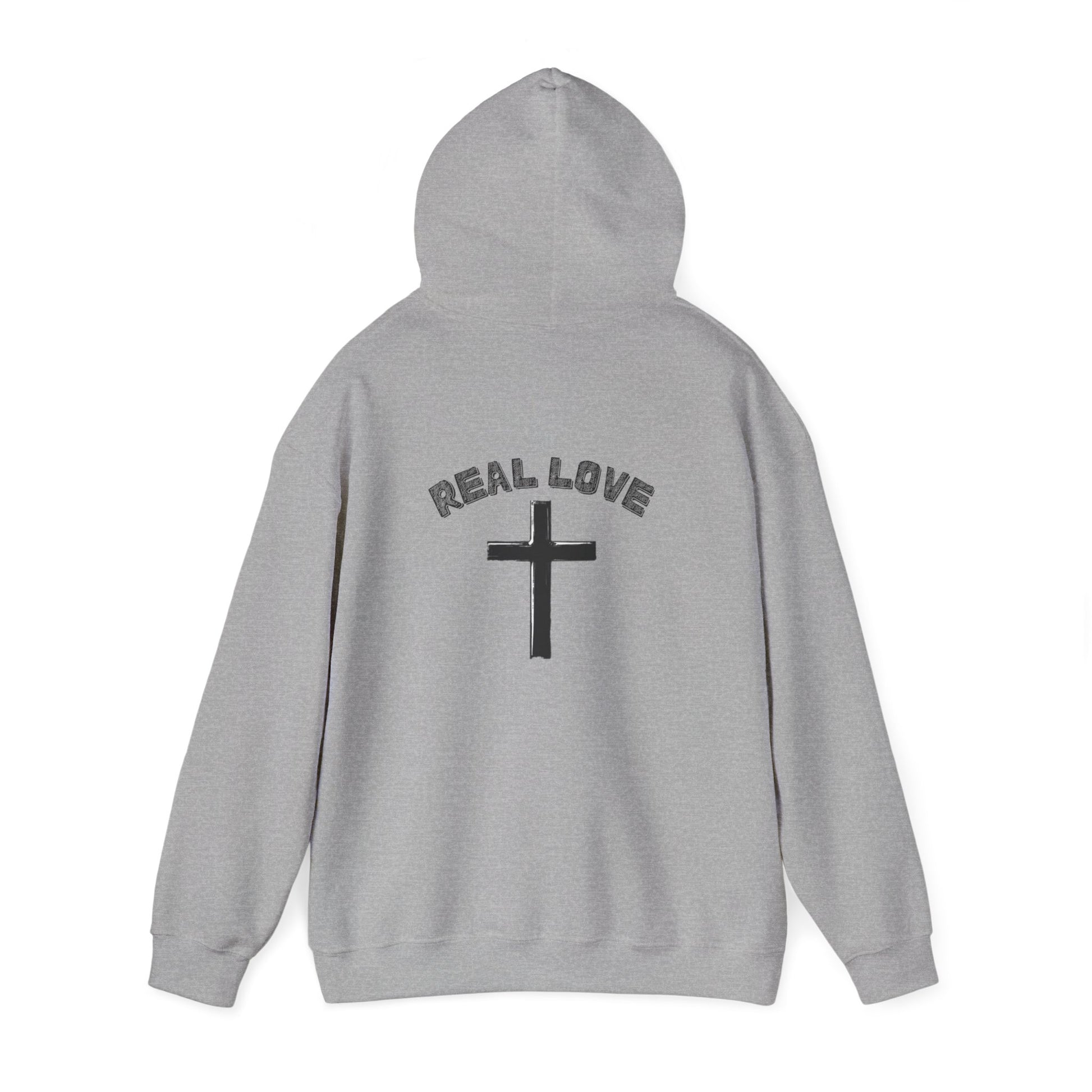 "Real love, Cross" Men's Sweatshirt
