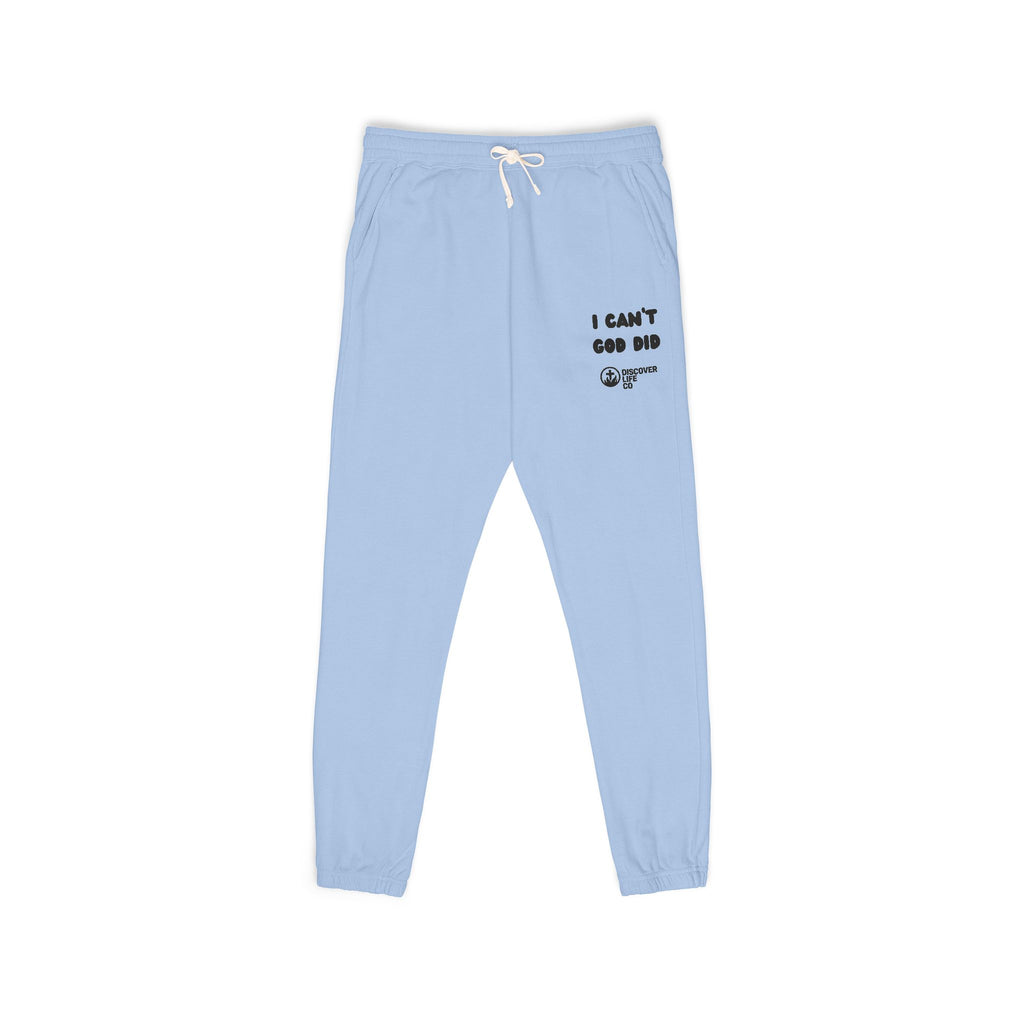 "I can't, God did" Men's Sweatpants