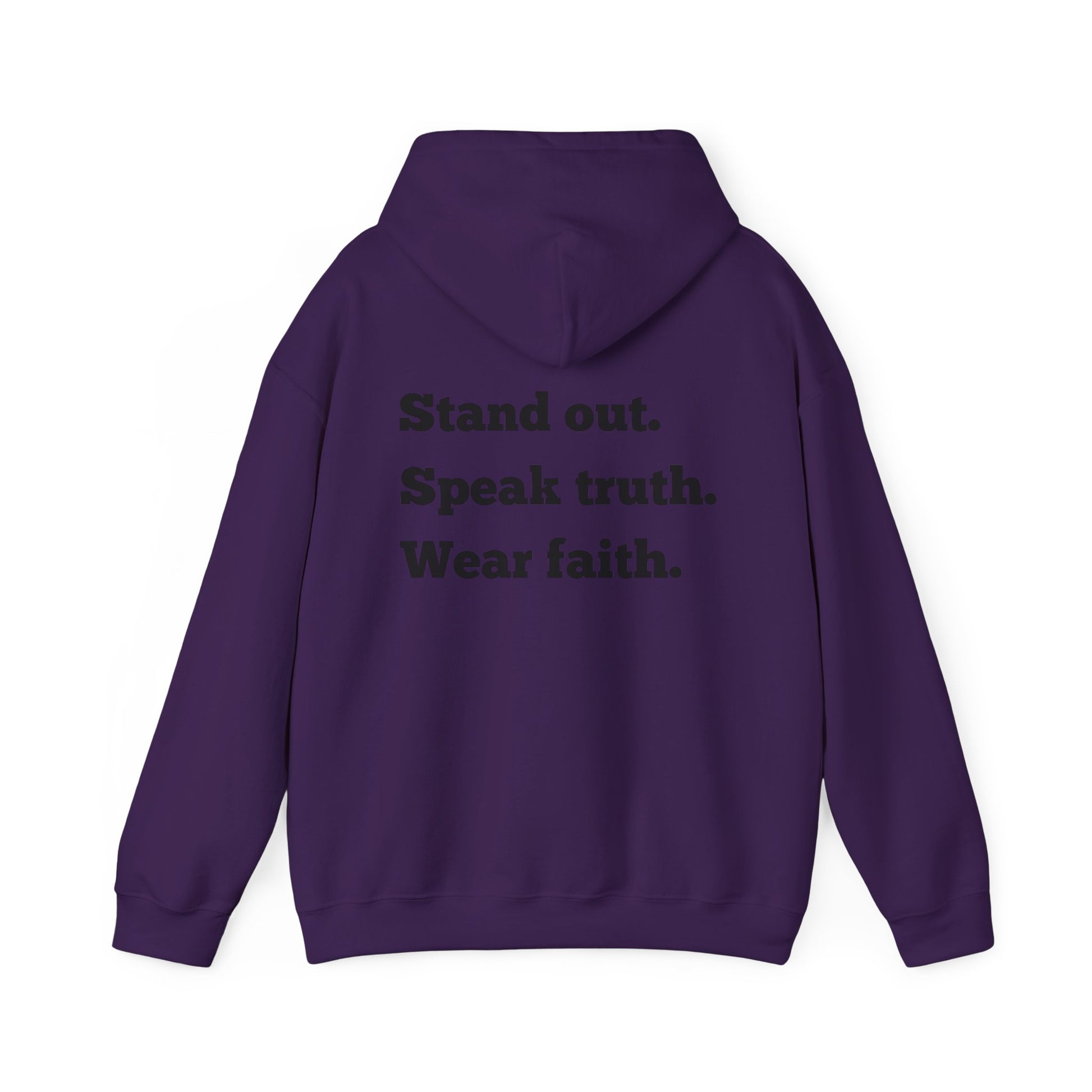 "Stand out" Faith-Inspired Hoodie: Stand Out, Speak Truth, Wear Faith | Unisex Sweatshirt for Inspirational Living, Gifts, Comfortable Style, [...]