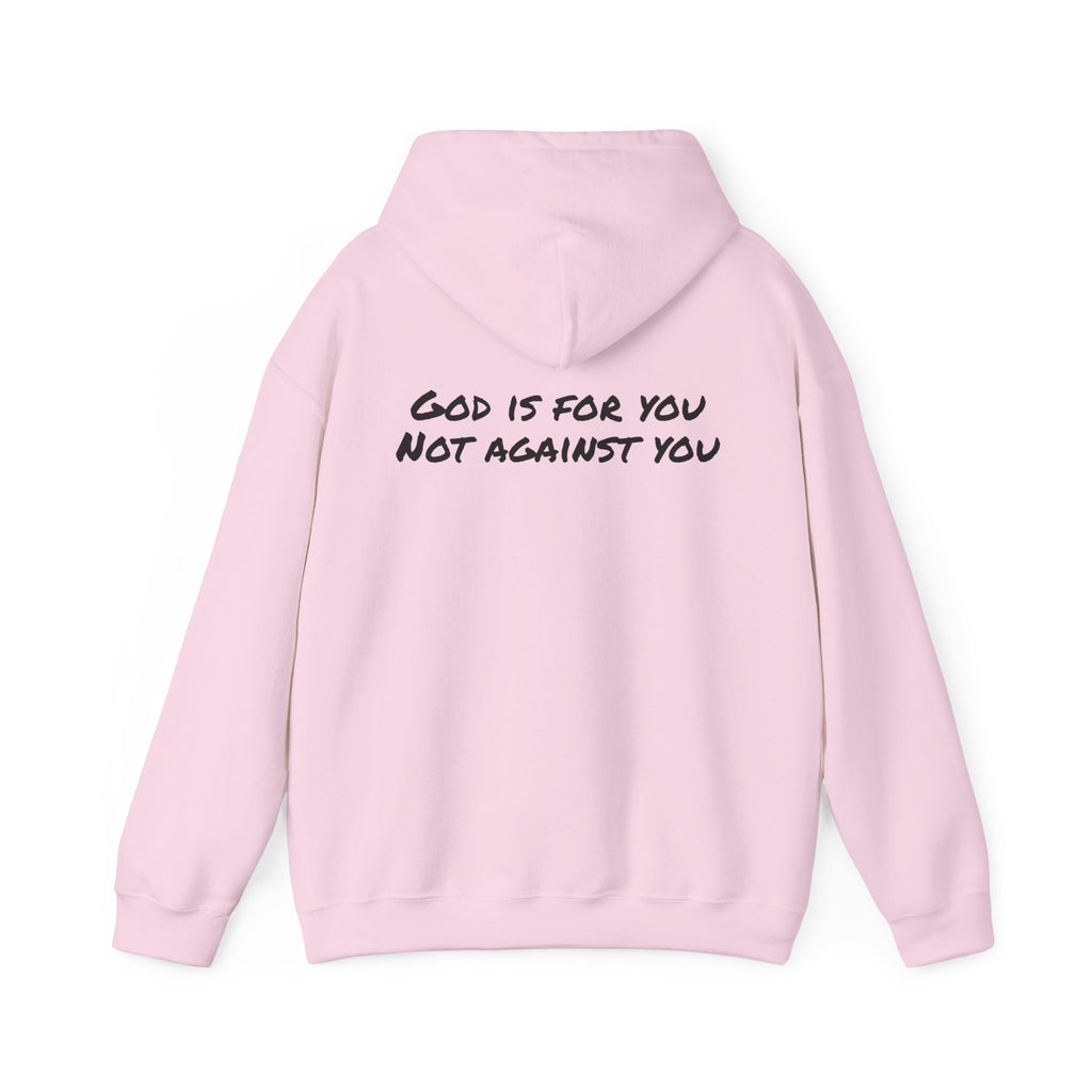 "God is for you, not against you" Faith-Inspired Unisex Hoodie - Discover Life Co. Apparel, Inspirational Sweatshirt, Christian Gift, Cozy Unisex Clothing, Versatile Layering