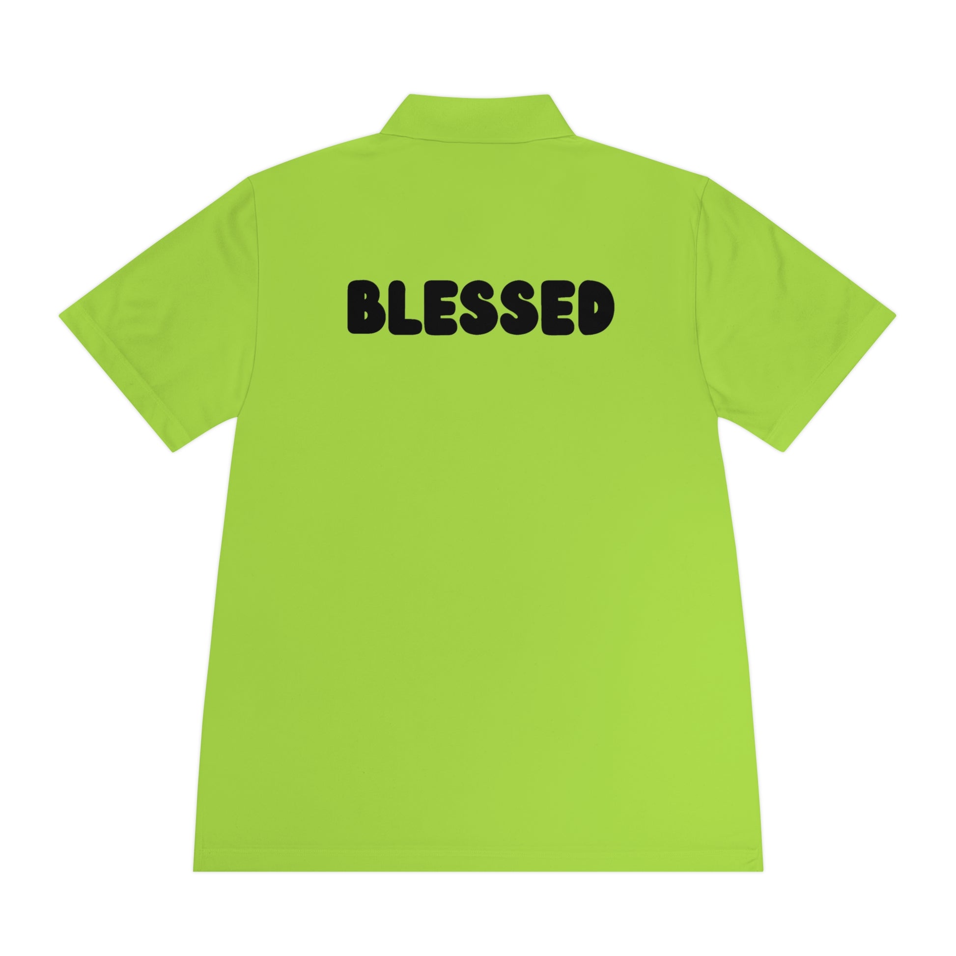 Blessed Men's Sport Polo Shirt - Comfortable Activewear, Casual Outings, Gym Attire, Gift for Him, Outdoor Activities