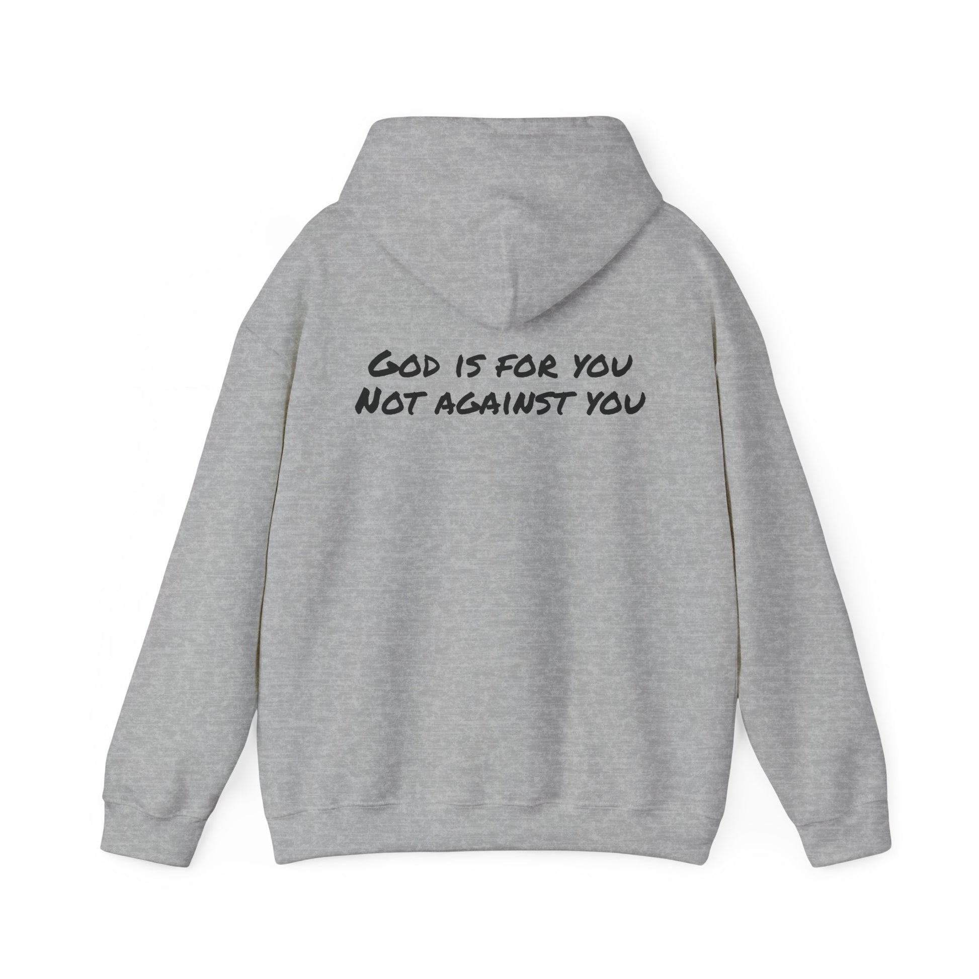 "God is for you, not against you" Faith-Inspired Unisex Hoodie - Discover Life Co. Apparel, Inspirational Sweatshirt, Christian Gift, Cozy Unisex Clothing, Versatile Layering