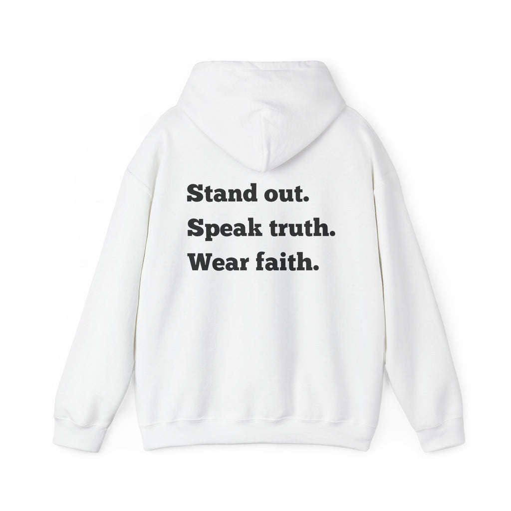 "Stand out" Faith-Inspired Hoodie: Stand Out, Speak Truth, Wear Faith | Unisex Sweatshirt for Inspirational Living, Gifts, Comfortable Style, [...]