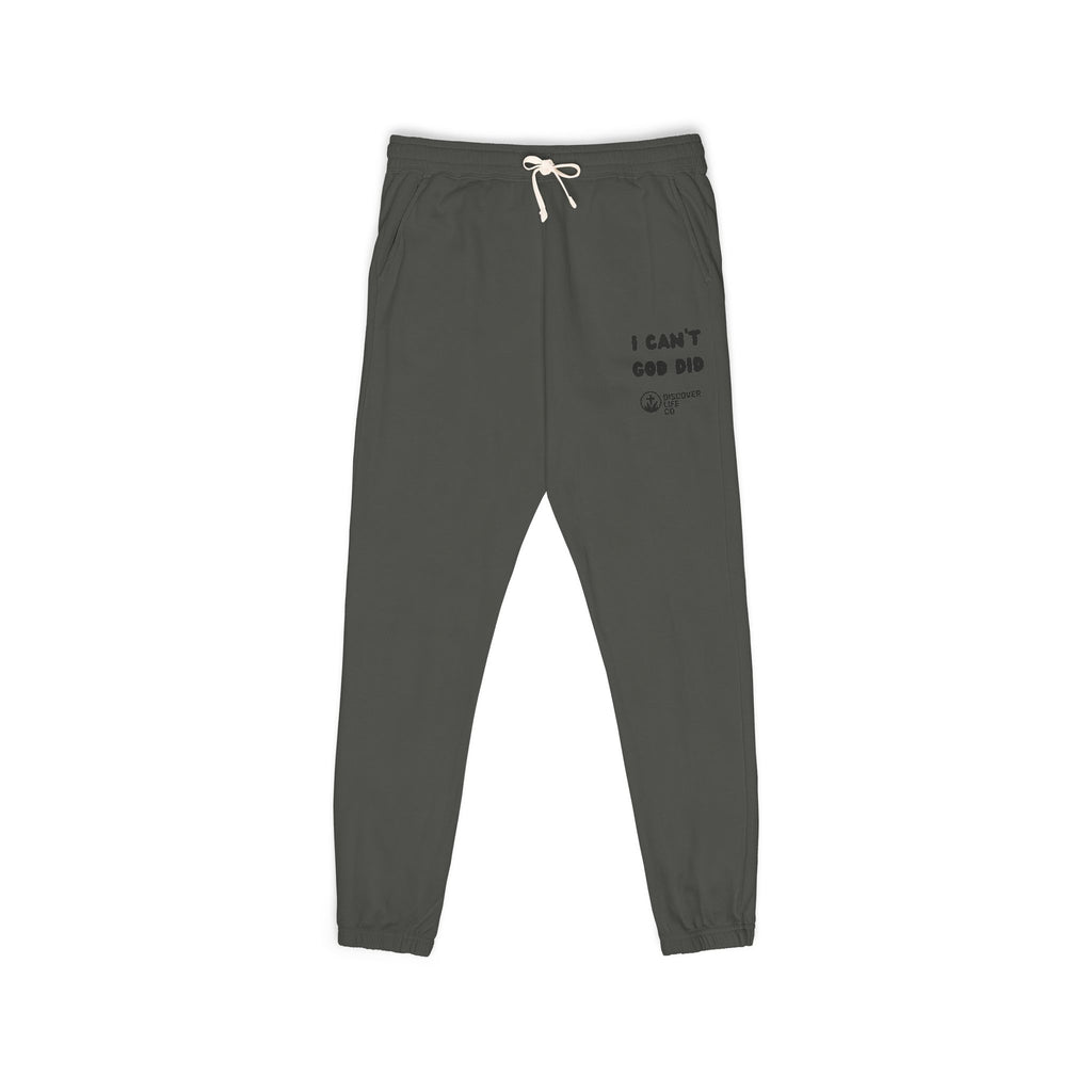 "I can't, God did" Men's Sweatpants
