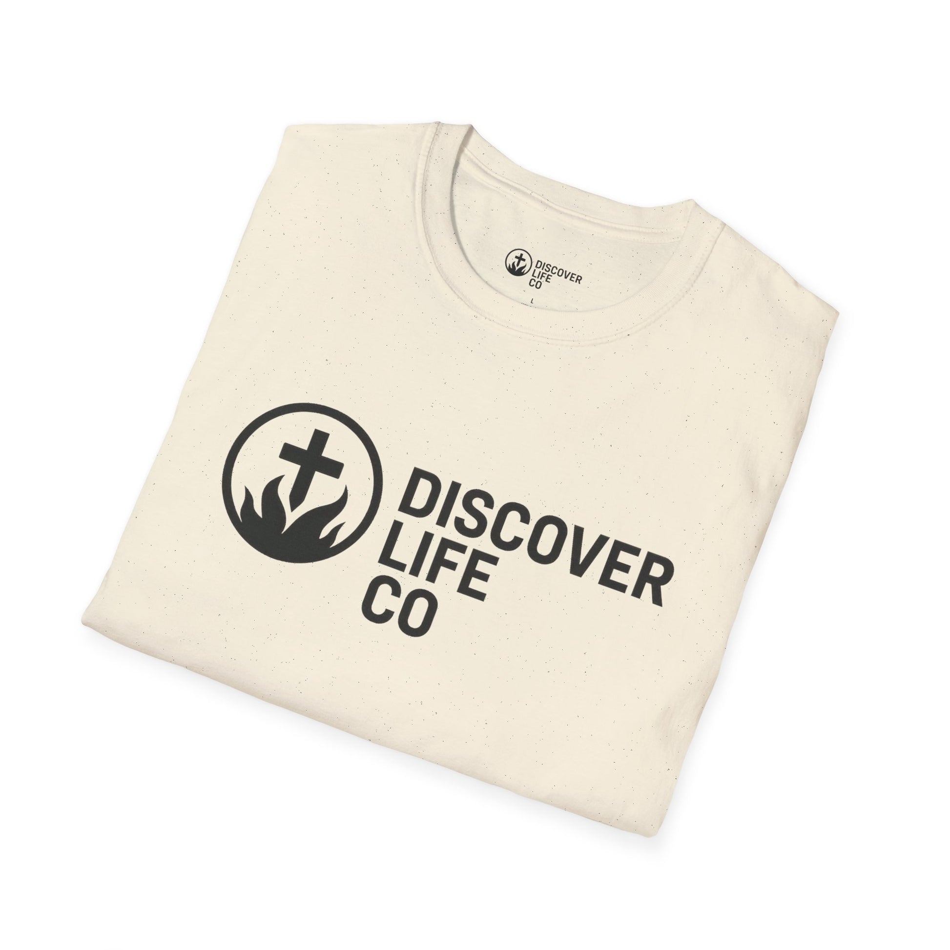 Faith-Inspired T-Shirt - Discover Life Co, Inspirational Apparel, Christian Clothing, Spreading Hope, Everyday Wear
