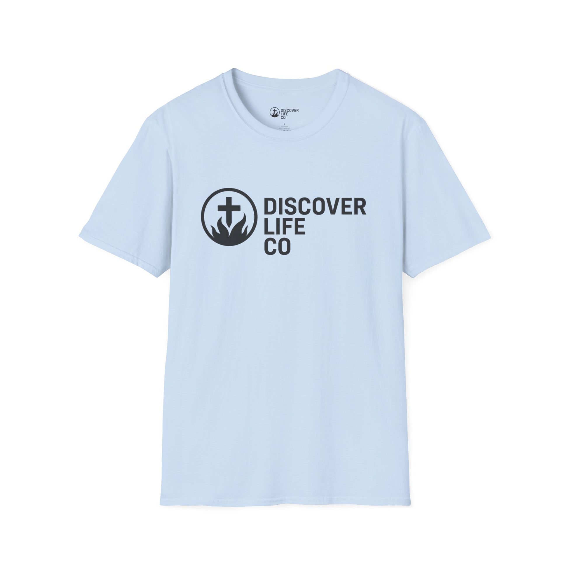 Faith-Inspired T-Shirt - Discover Life Co, Inspirational Apparel, Christian Clothing, Spreading Hope, Everyday Wear