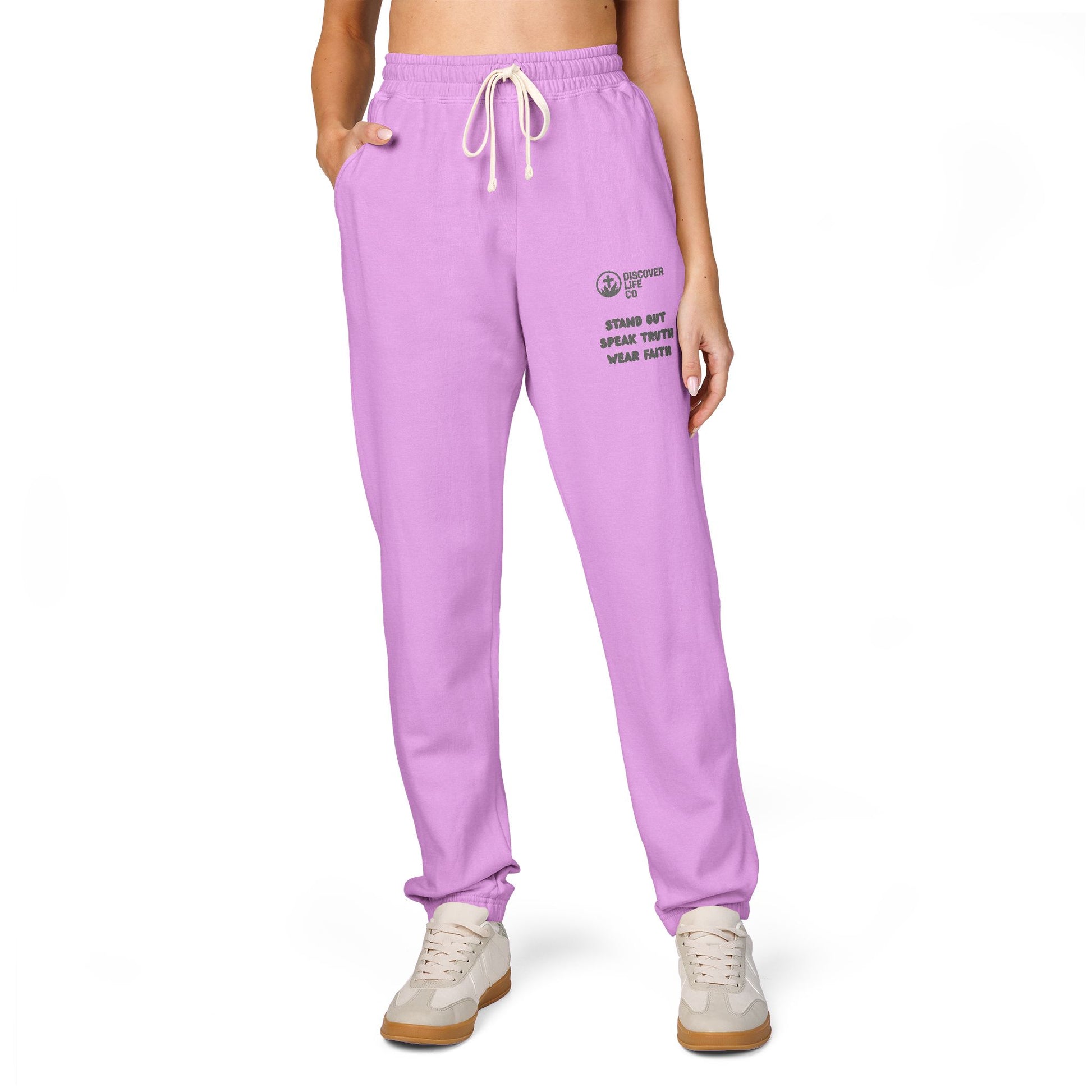 Cozy Garment-Dyed Fleece Sweatpants - Perfect for Relaxation, Loungewear, Gifting, or Outdoor Adventures - Stylish Comfort!