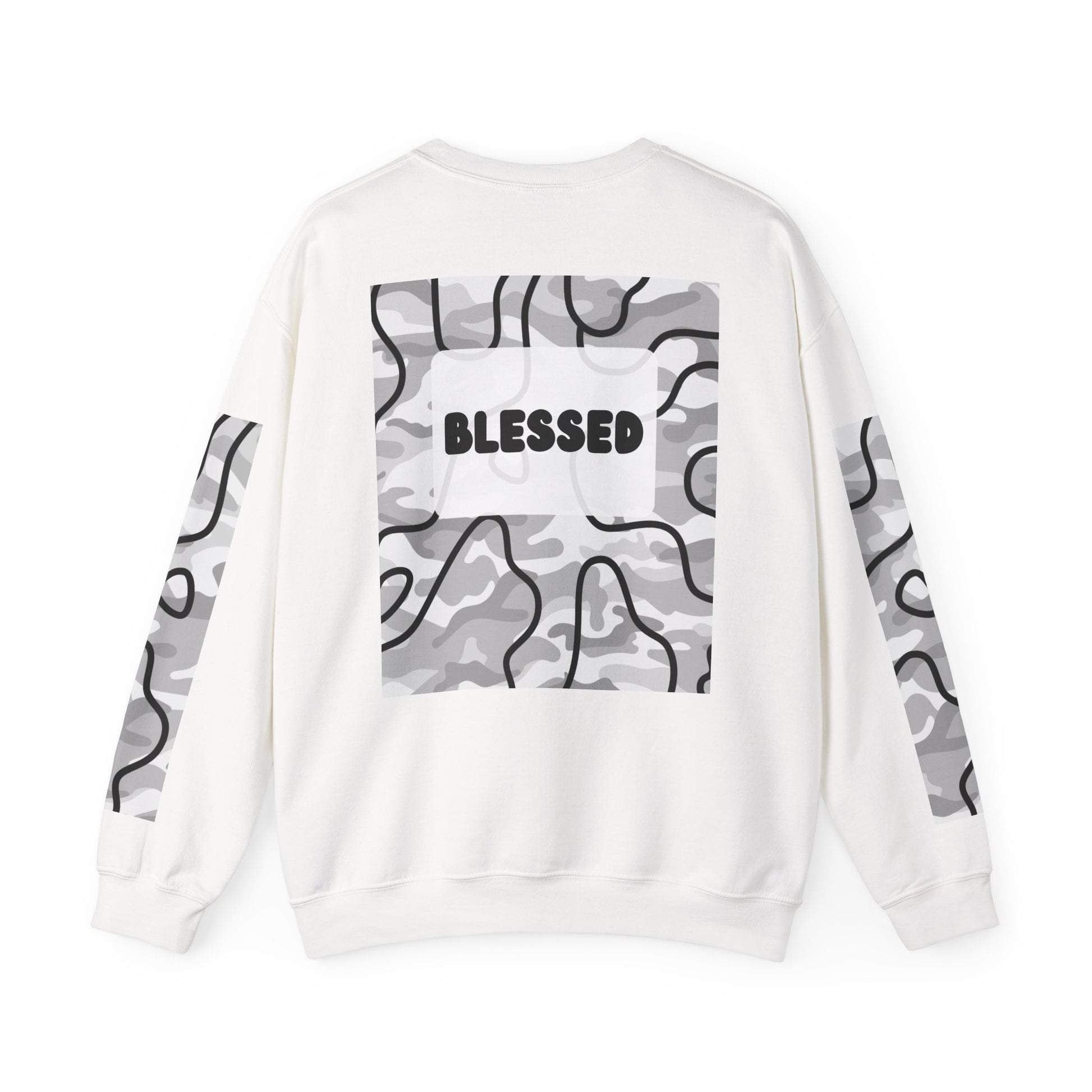"Blessed" Men's Camo Crewneck