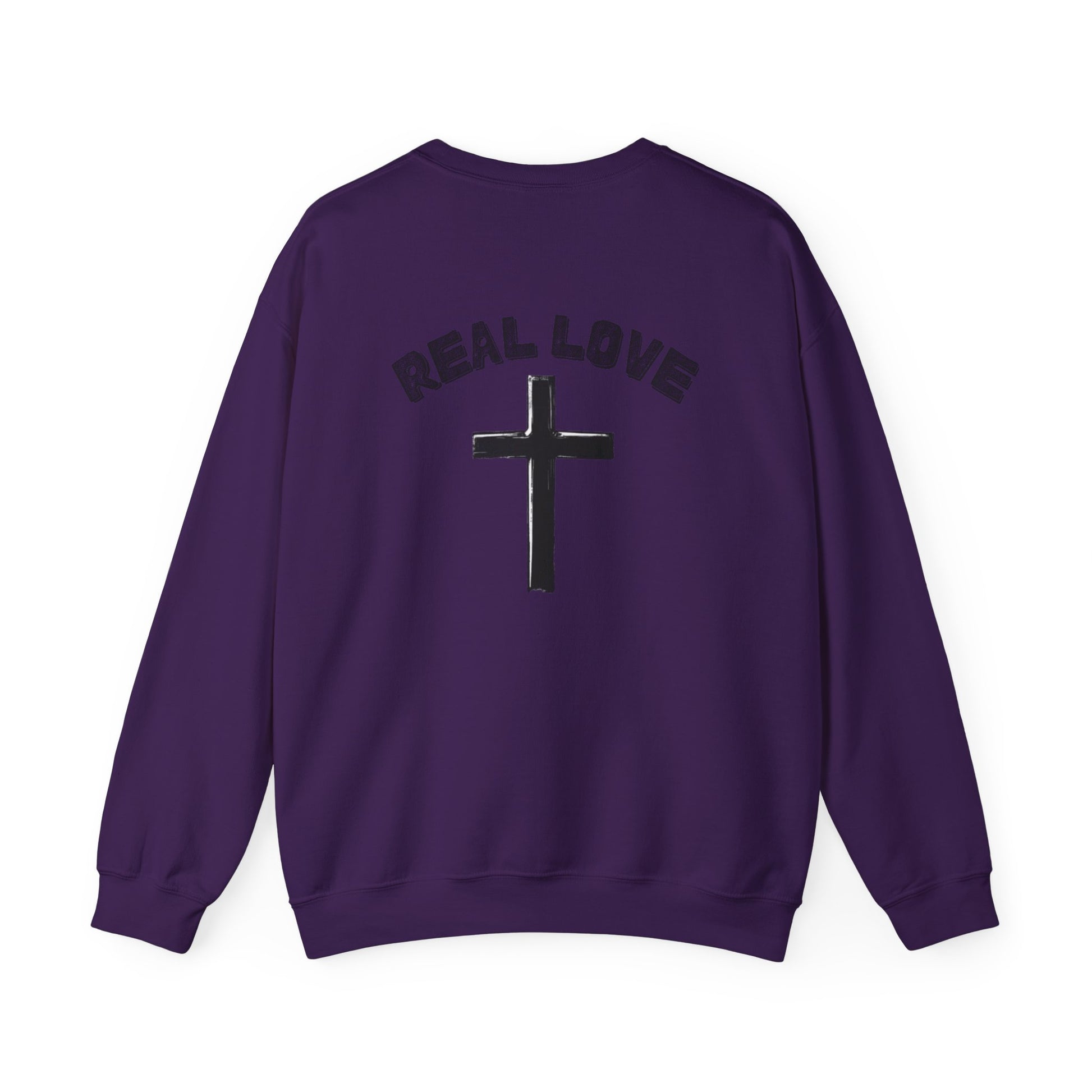 "Real love, cross" Men's Crewneck