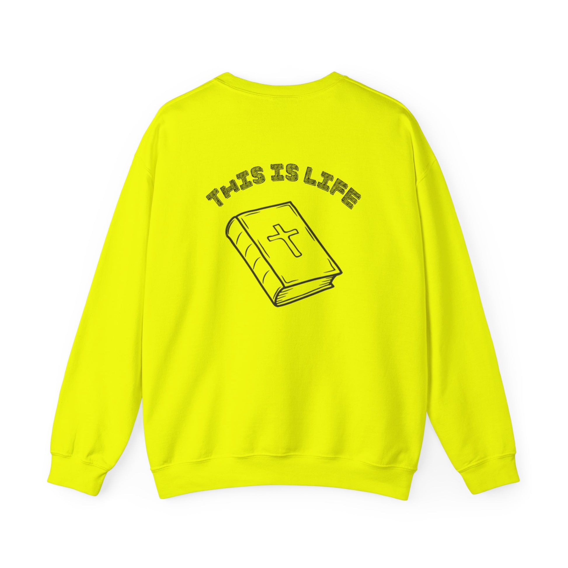 "This is life, bible" Men's Crewneck