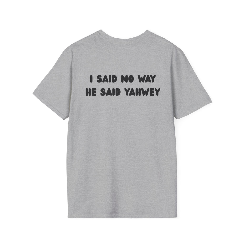 Softstyle T-Shirt, Inspirational Graphic Tee, Christian Apparel, Casual Everyday Wear, Unique Gift for Him/Her, Faith-Based Clothing
