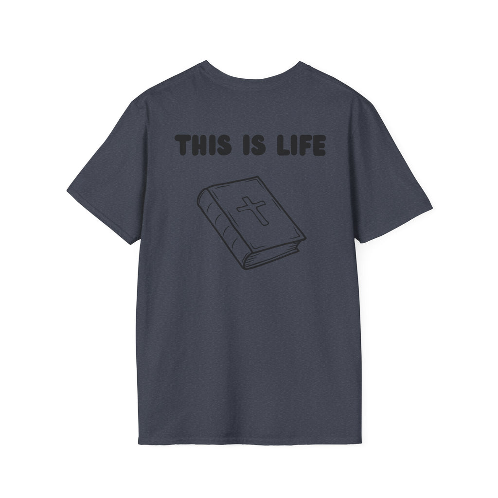 Faith-Inspired Softstyle T-Shirt - Discover Life, Christian Tee, Inspirational Wear, Bible Quote Shirt, Everyday Casual