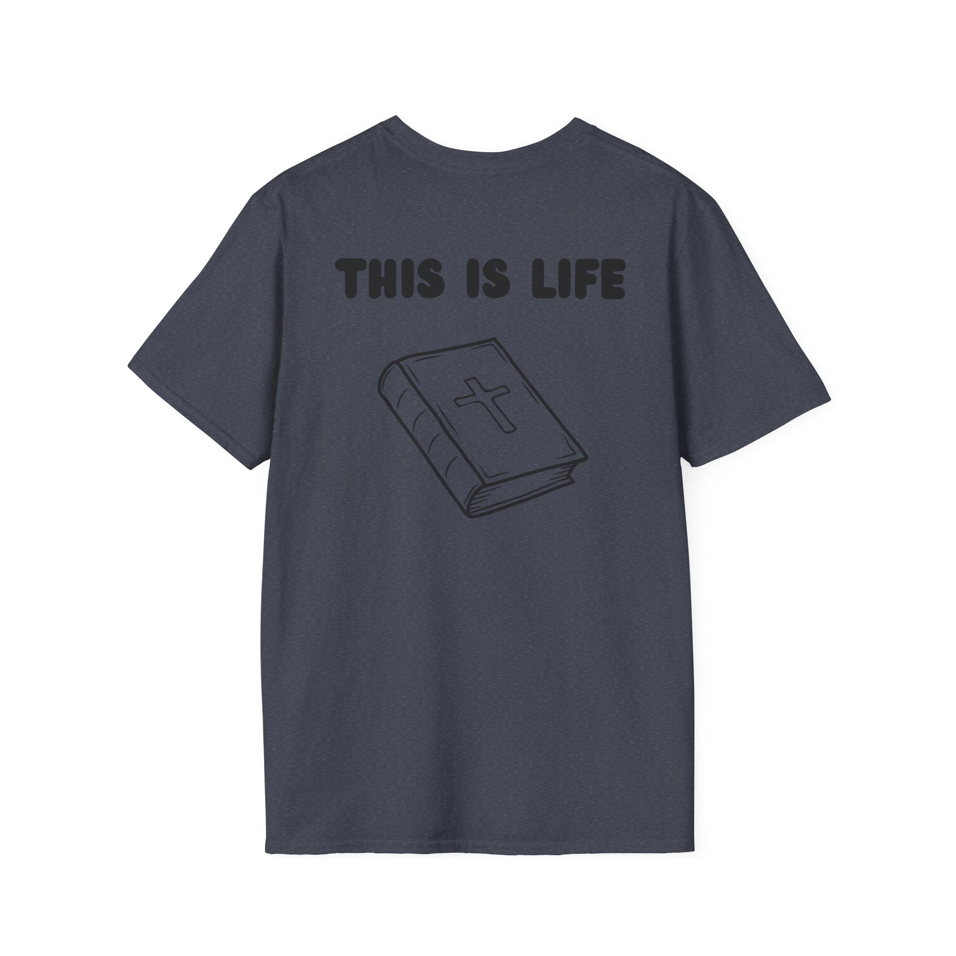 Faith-Inspired Softstyle T-Shirt - Discover Life, Christian Tee, Inspirational Wear, Bible Quote Shirt, Everyday Casual