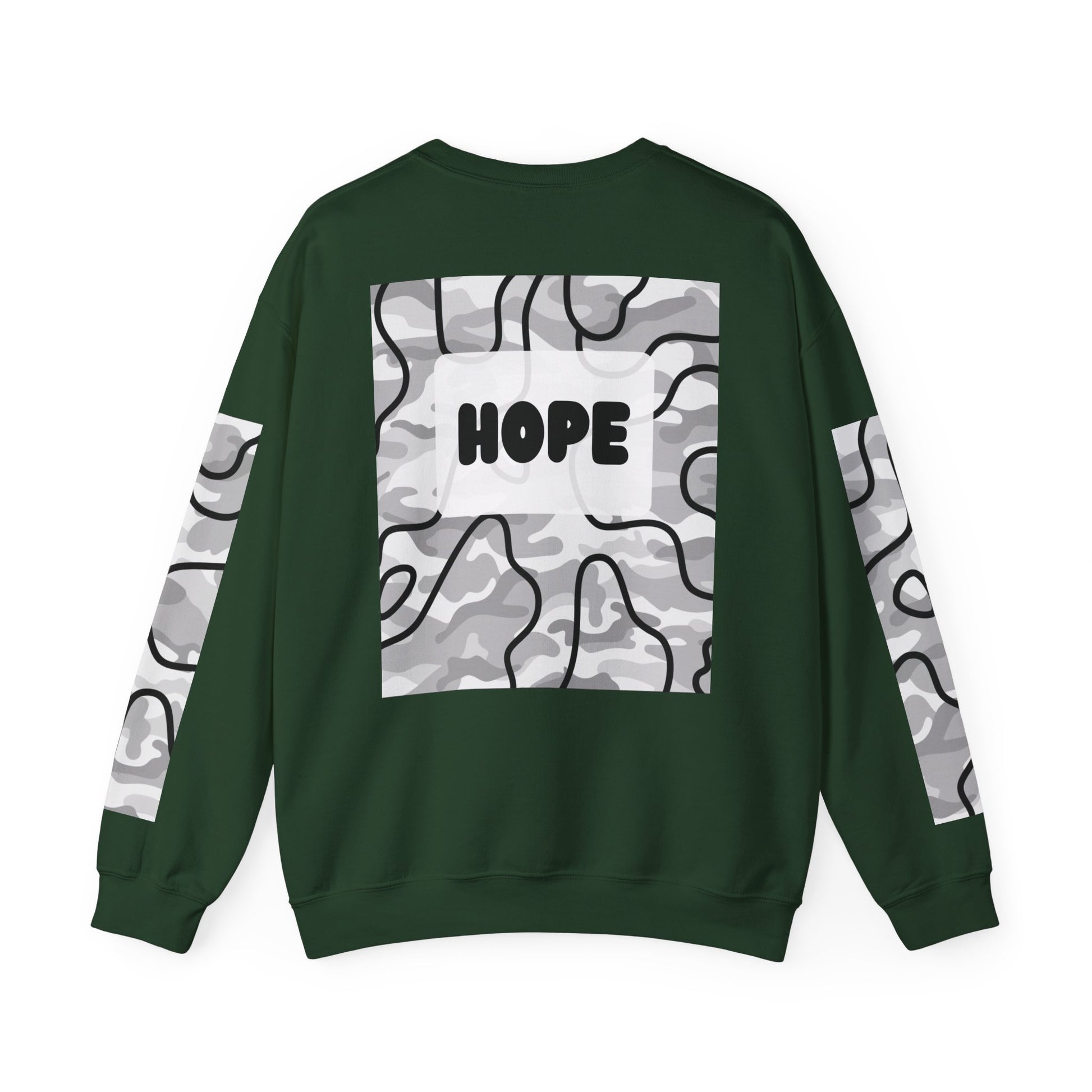 "Hope" Men's Camo Crewneck