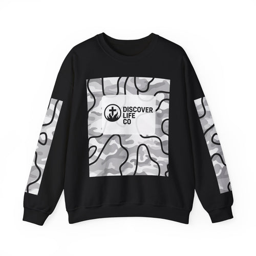 "Be the light" Men's Camo Crewneck