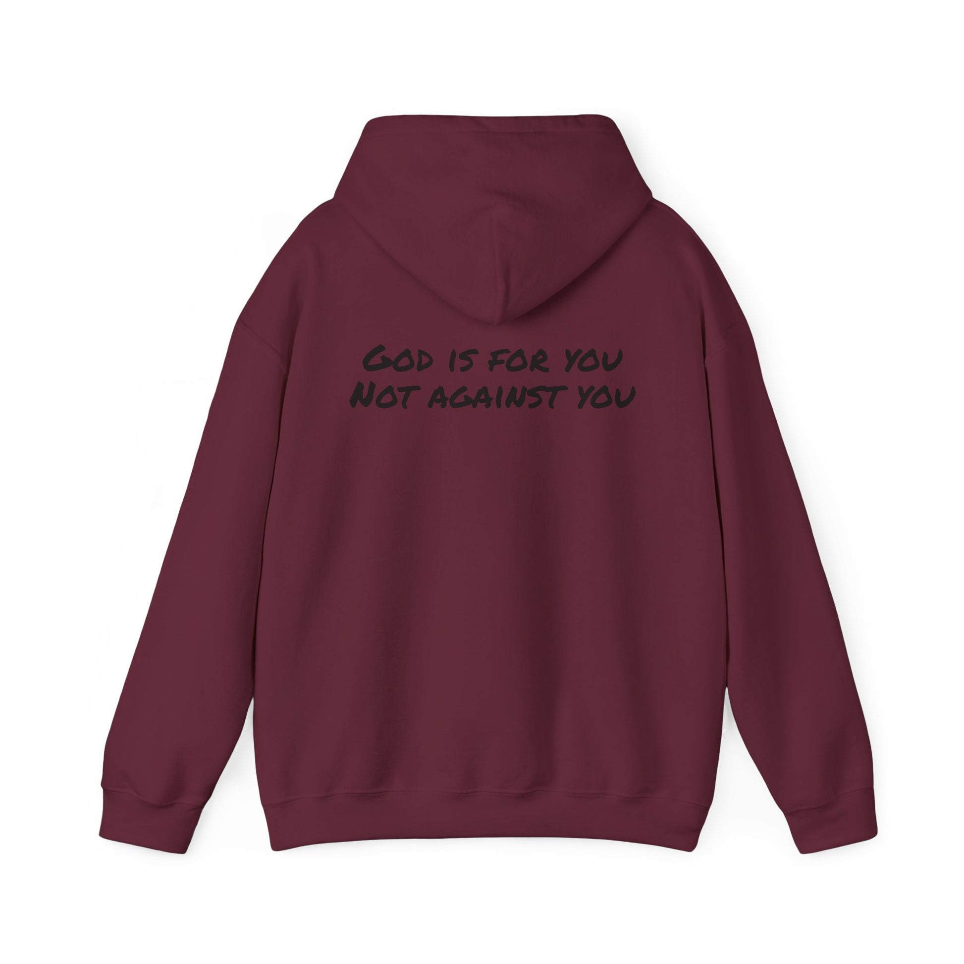 "God is for you, not against you" Faith-Inspired Unisex Hoodie - Discover Life Co. Apparel, Inspirational Sweatshirt, Christian Gift, Cozy Unisex Clothing, Versatile Layering