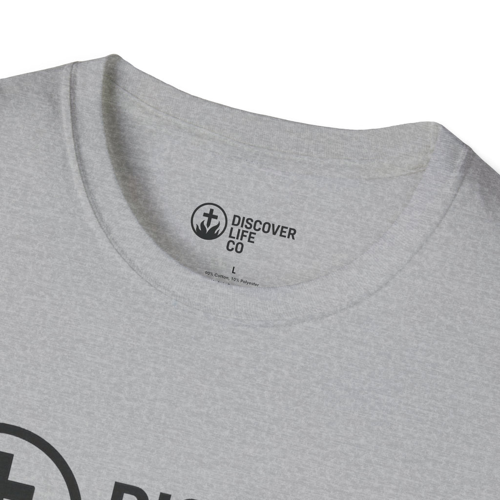 Faith-Inspired T-Shirt - Discover Life Co, Inspirational Apparel, Christian Clothing, Spreading Hope, Everyday Wear