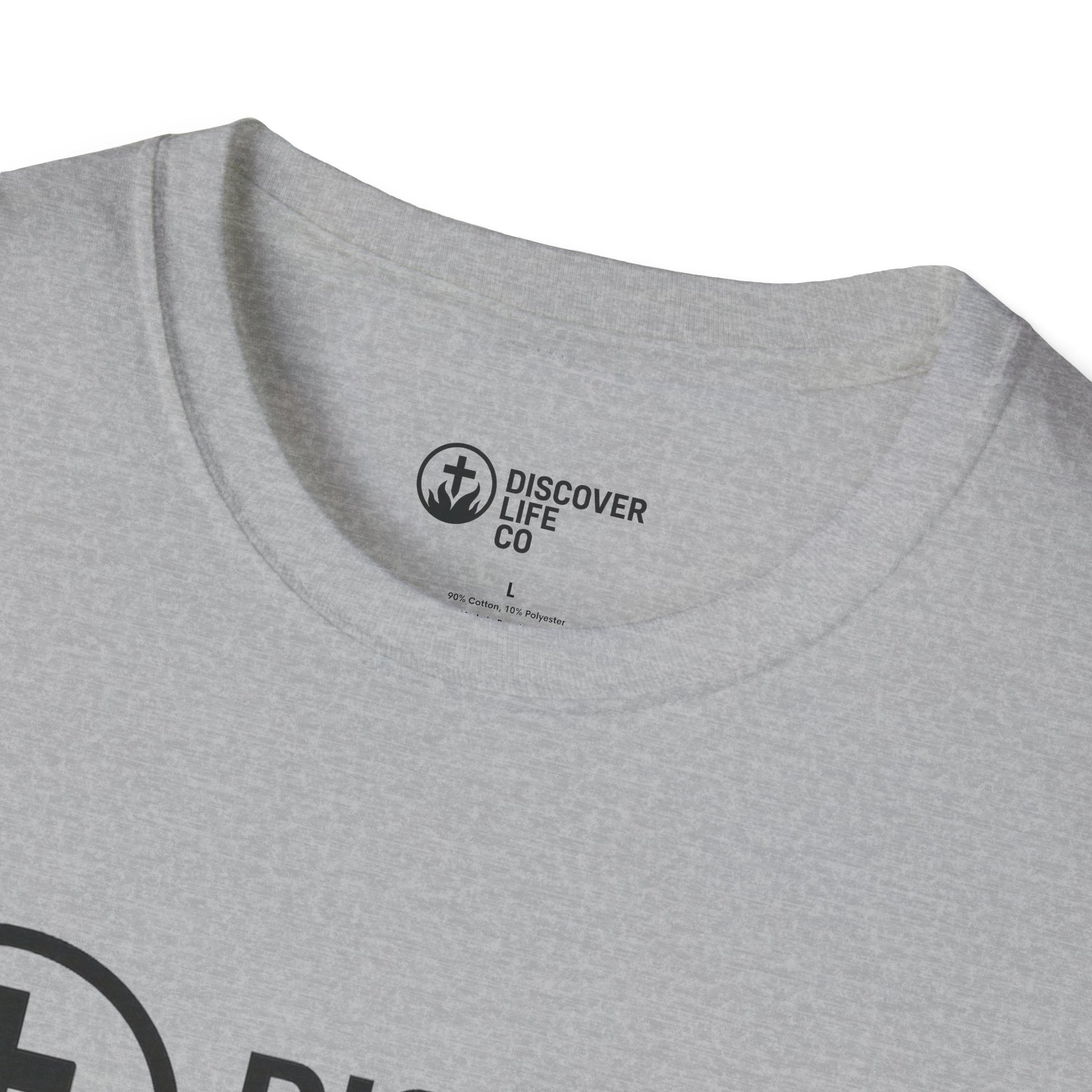 Faith-Inspired T-Shirt - Discover Life Co, Inspirational Apparel, Christian Clothing, Spreading Hope, Everyday Wear