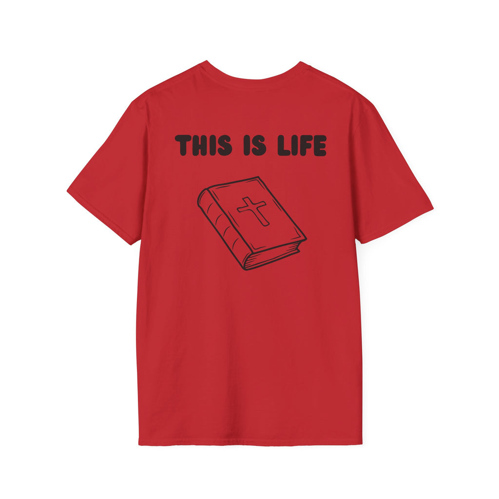 Faith-Inspired Softstyle T-Shirt - Discover Life, Christian Tee, Inspirational Wear, Bible Quote Shirt, Everyday Casual