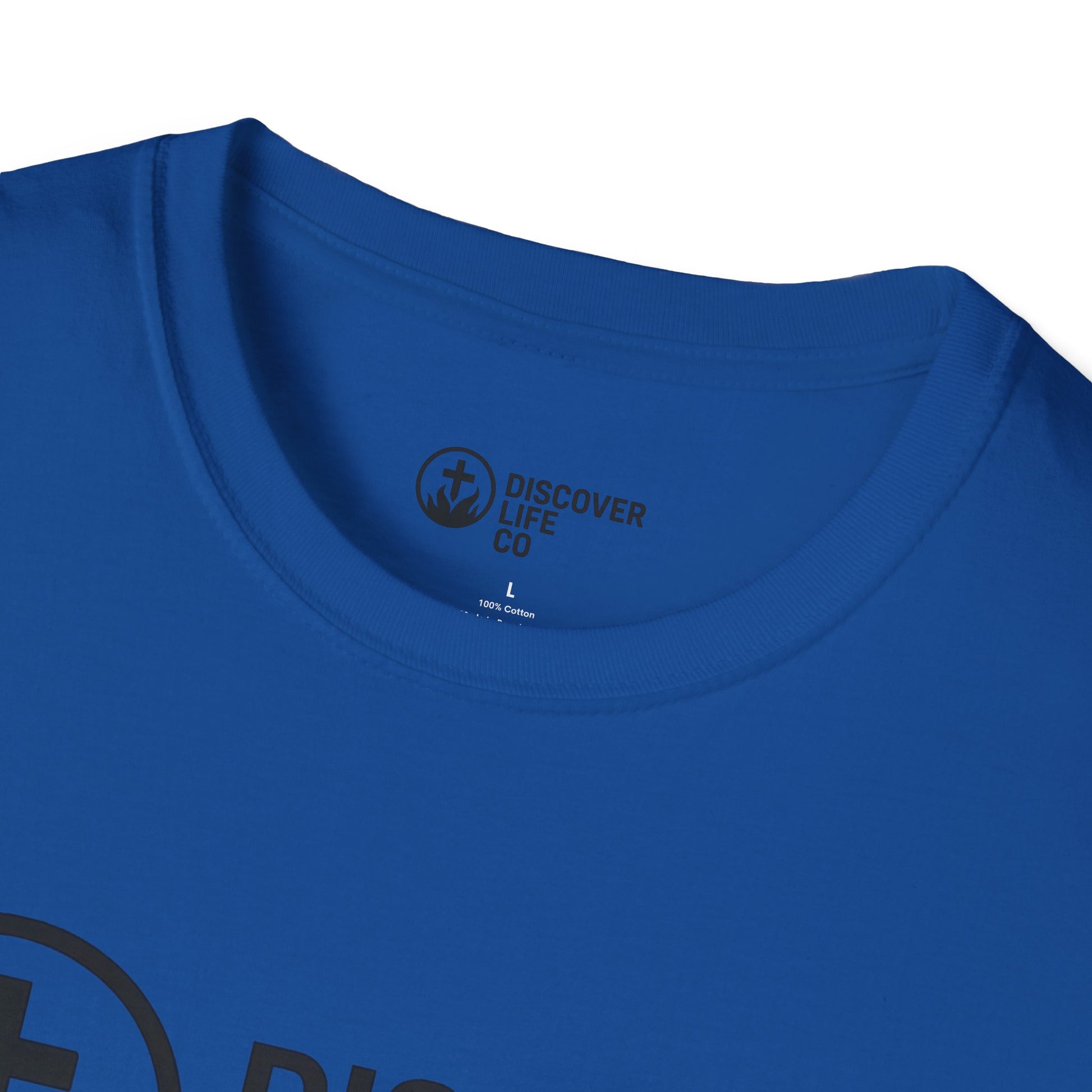 Faith-Inspired Unisex Softstyle T-Shirt - Blessed Graphic Tee, Comfortable Casual Wear for Everyday.