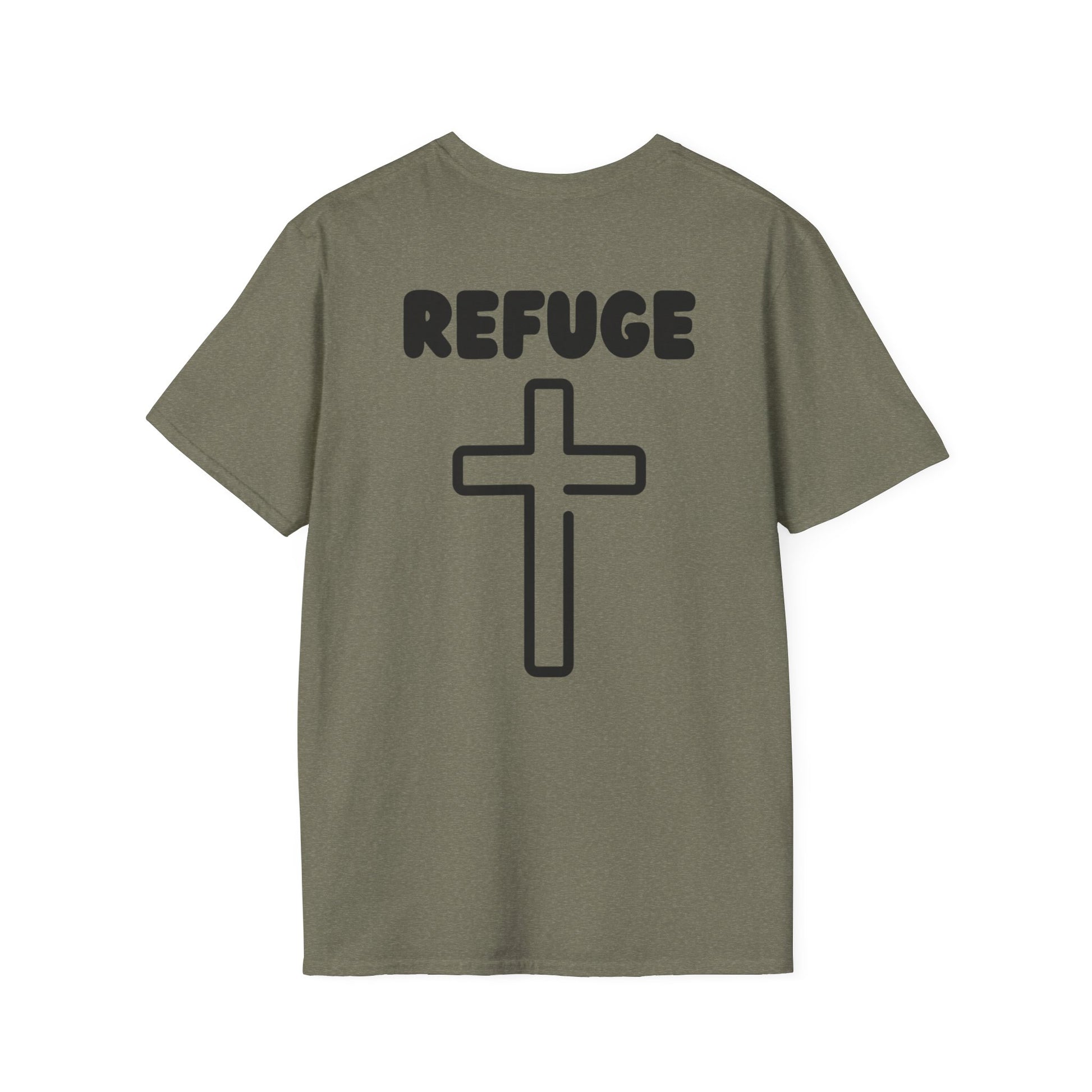 "Refuge, Cross" Men's T-Shirt