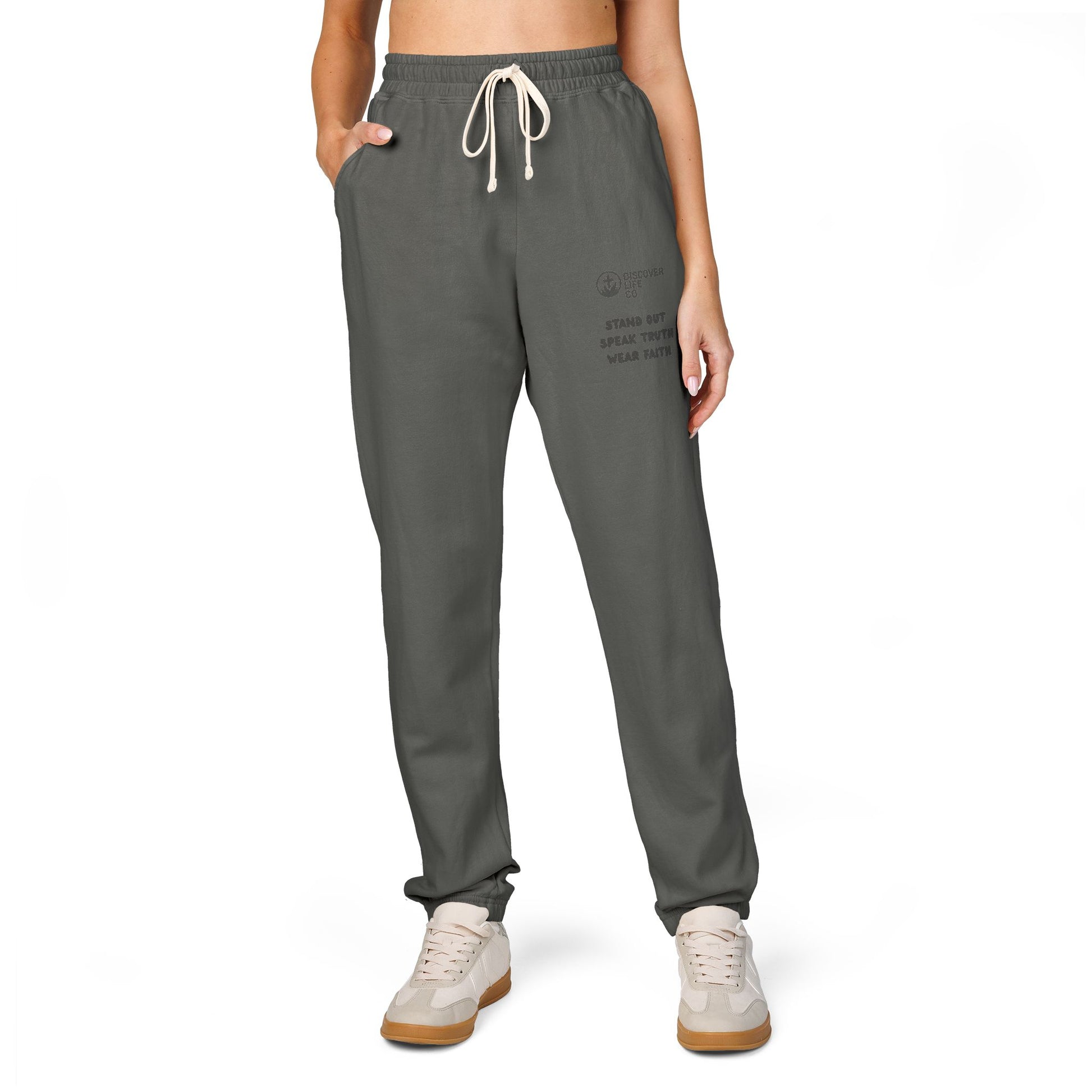 Cozy Garment-Dyed Fleece Sweatpants - Perfect for Relaxation, Loungewear, Gifting, or Outdoor Adventures - Stylish Comfort!